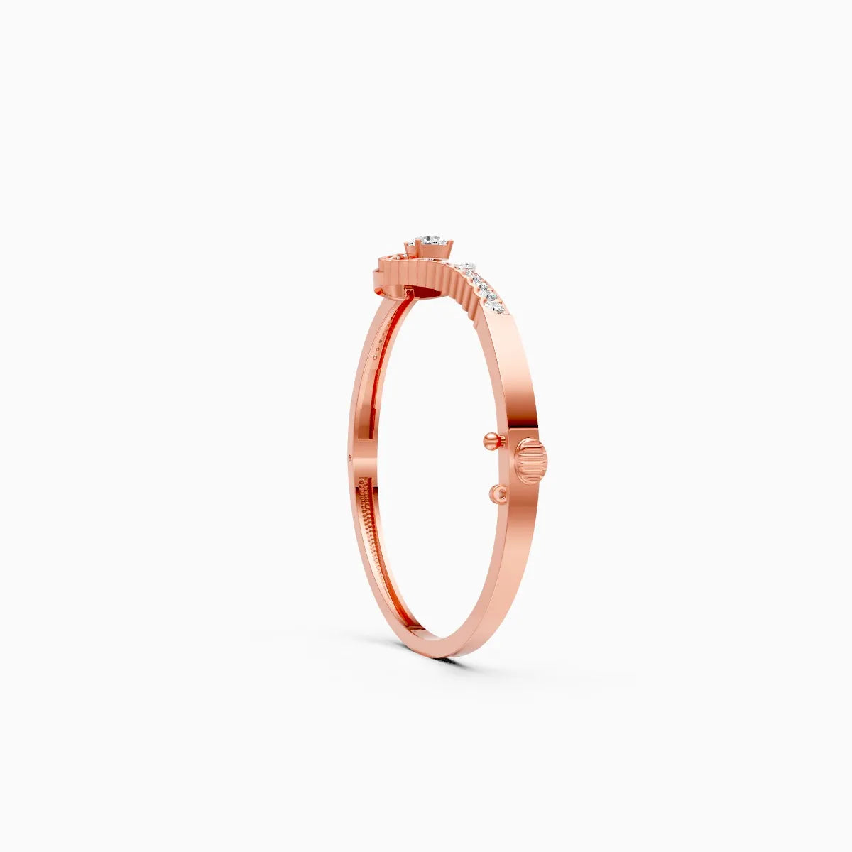 Aroha | Rise Vow Lab-Grown Diamond Kada - Nivara
