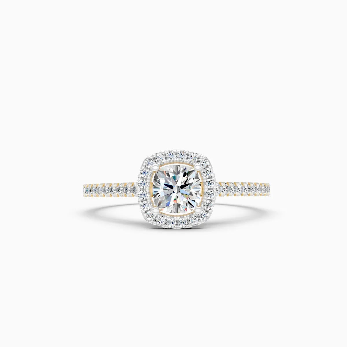 ��Mira | Cushion-cut Diamond with Halo Ring�� Rings VD_AYN��- Lab Grown Diamonds Jewellery