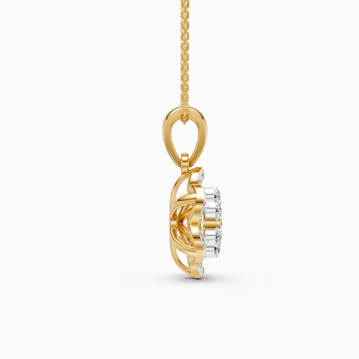 Flora | Dawn Bloom Lab-Grown Diamond Pendant - Nivara