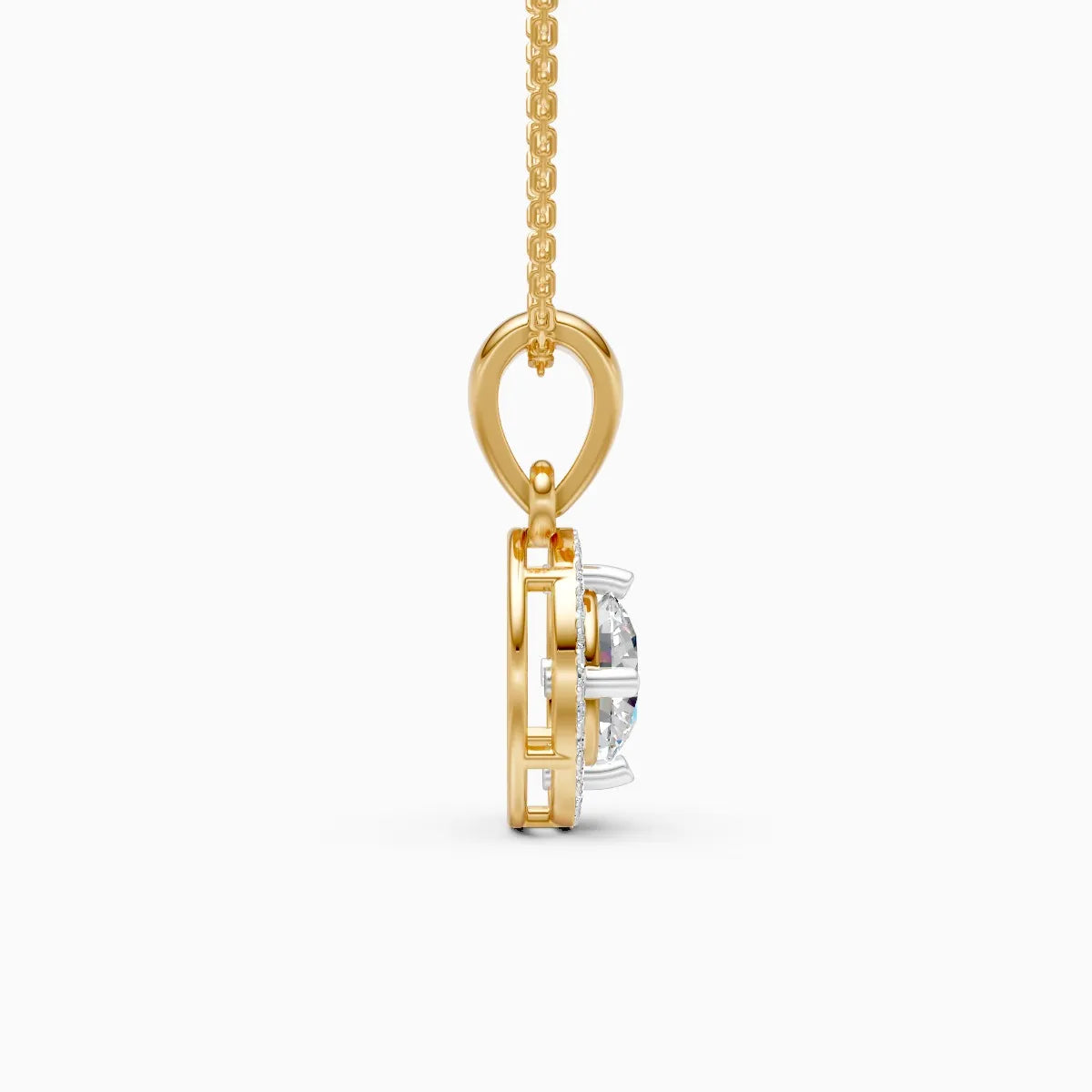 Mira | Dawn Bloom Lab-Grown Diamond Pendant - Nivara