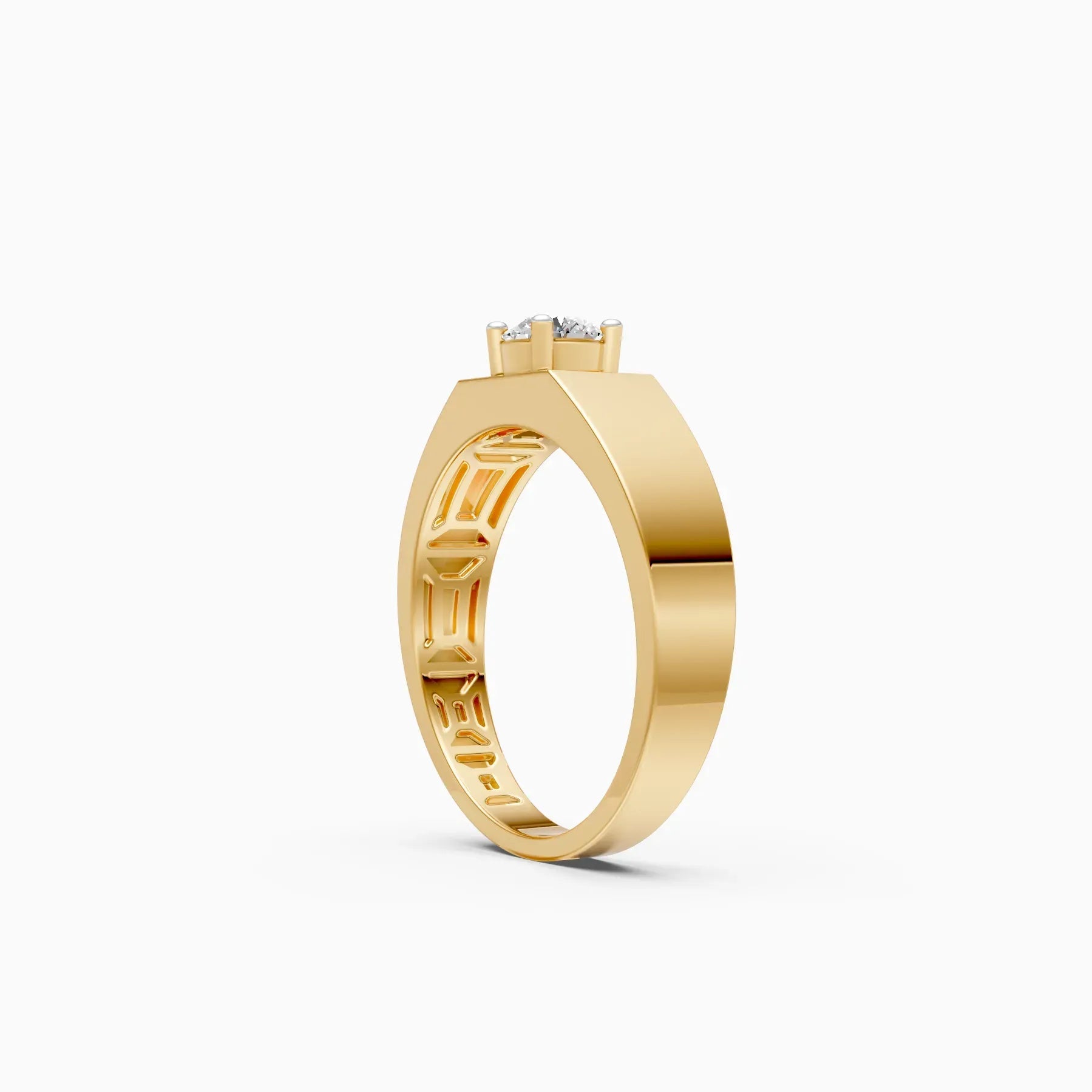 Veer | Eclipse Men's Solitaire Ring