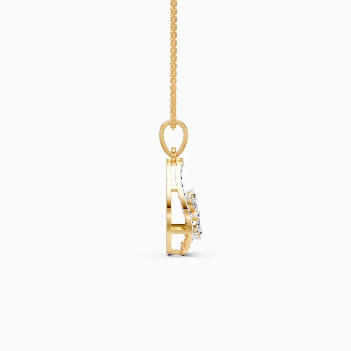 Flora | Rose Drift Lab-Grown Diamond Pendant - Nivara
