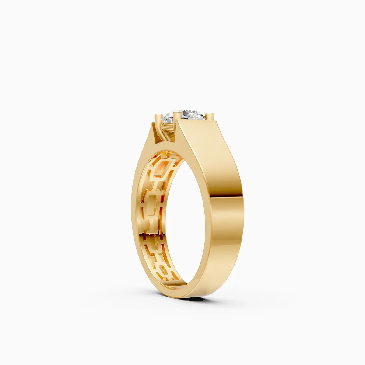 Mode | Echo Men's Solitaire Ring