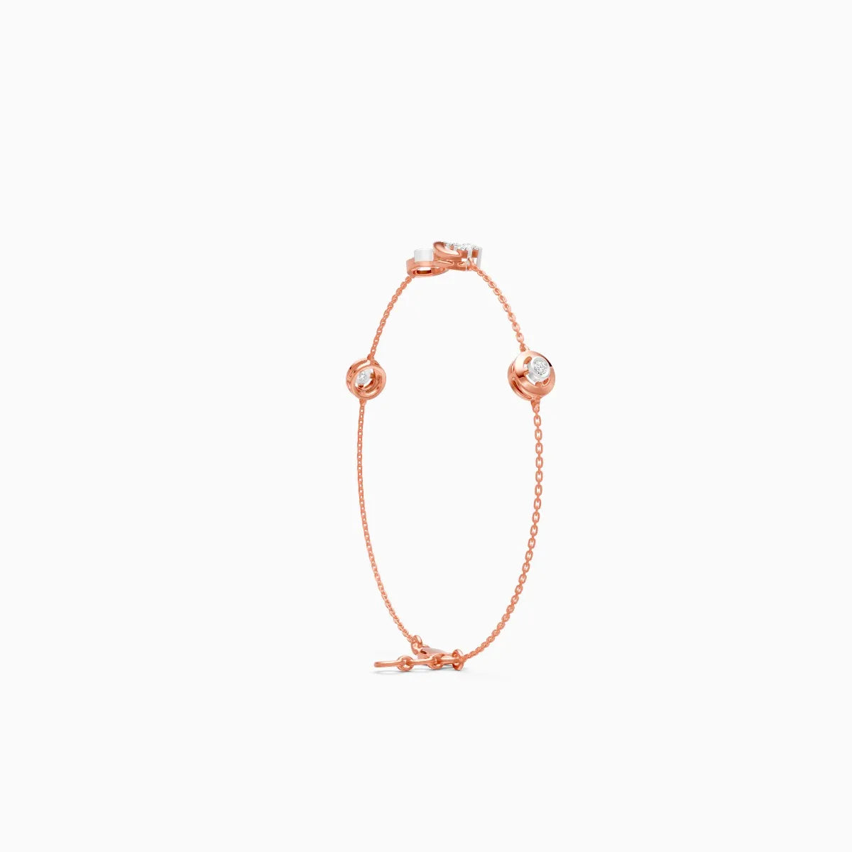 Aroha | Halo Drop Lab-Grown Diamond Bracelet - Nivara