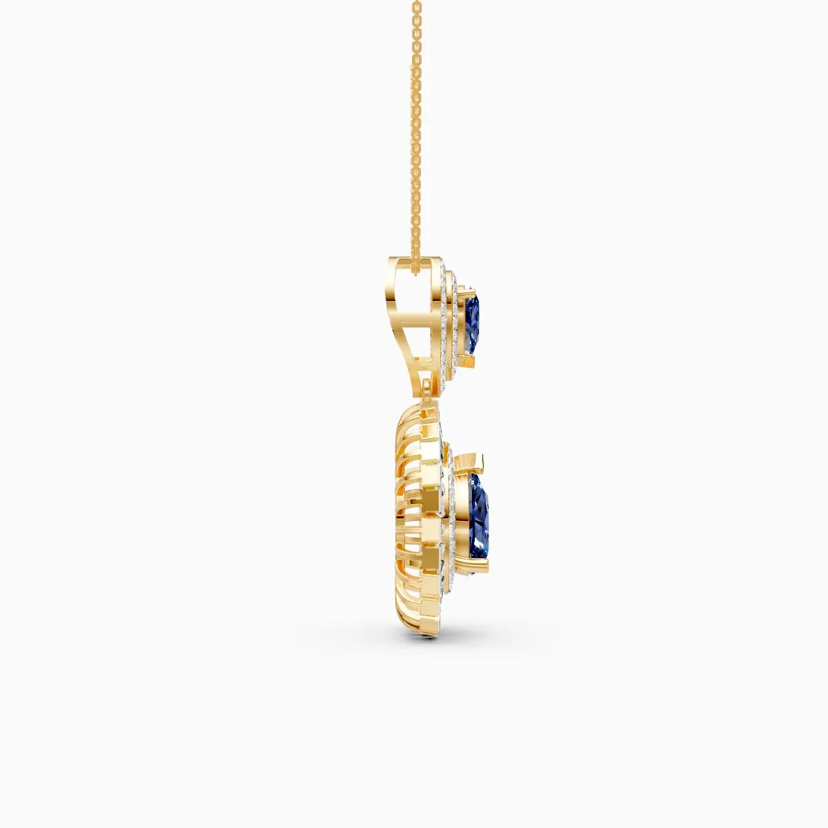 Mira | Droplet Lab-Grown Diamond Pendant - Nivara