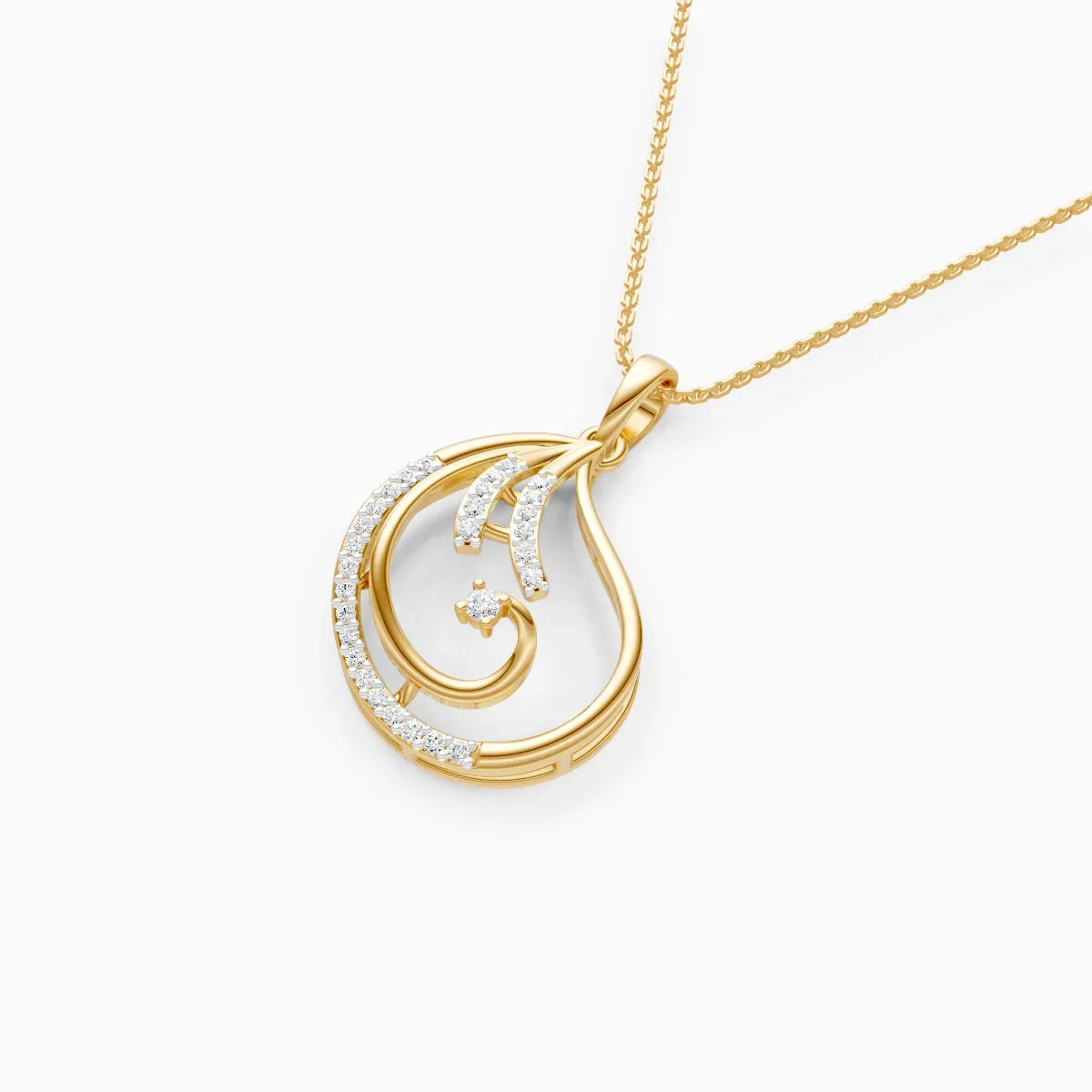 Aroha | Silken Lab-Grown Diamond Pendant - Nivara