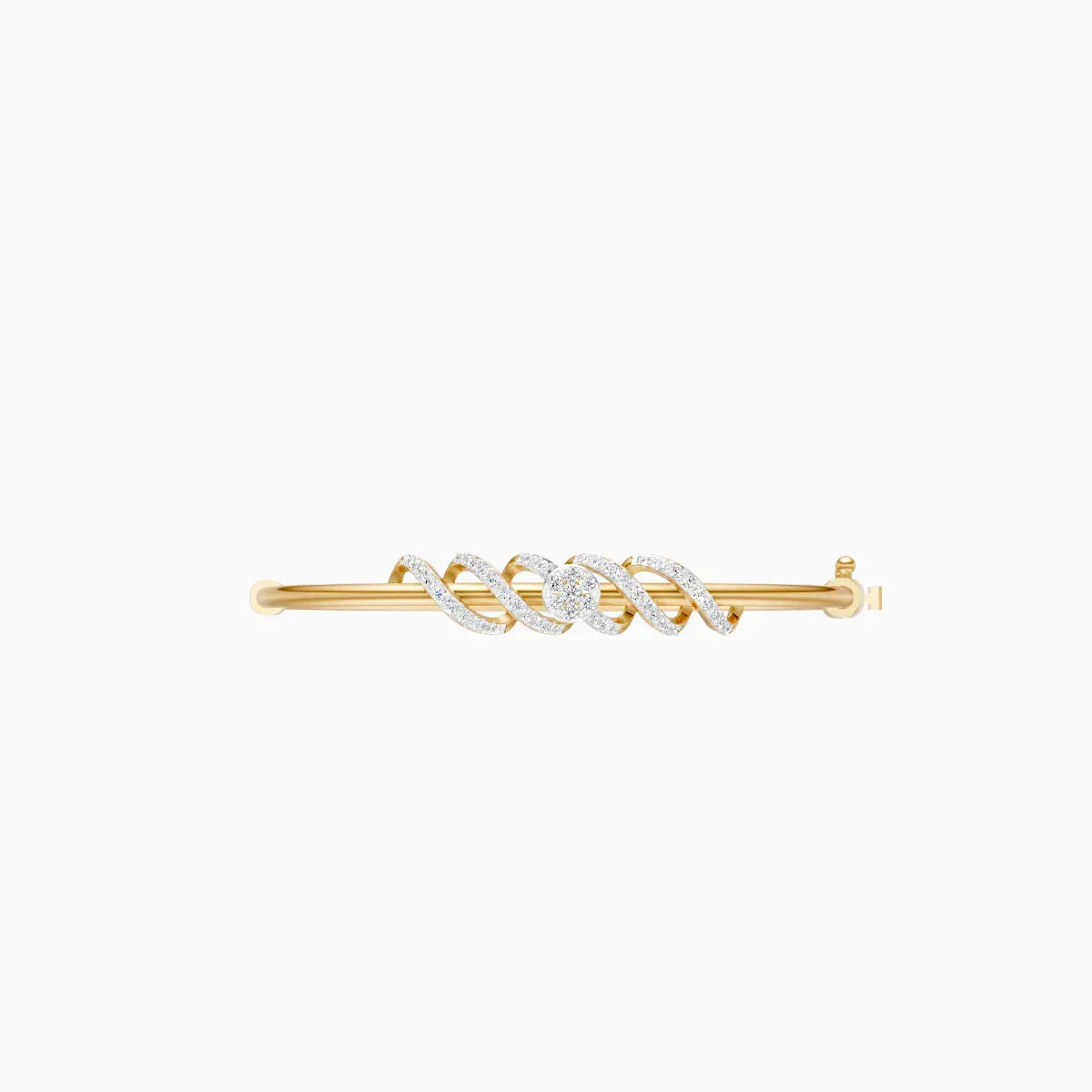 Aroha | Twine Lab-Grown Diamond Kada - Nivara