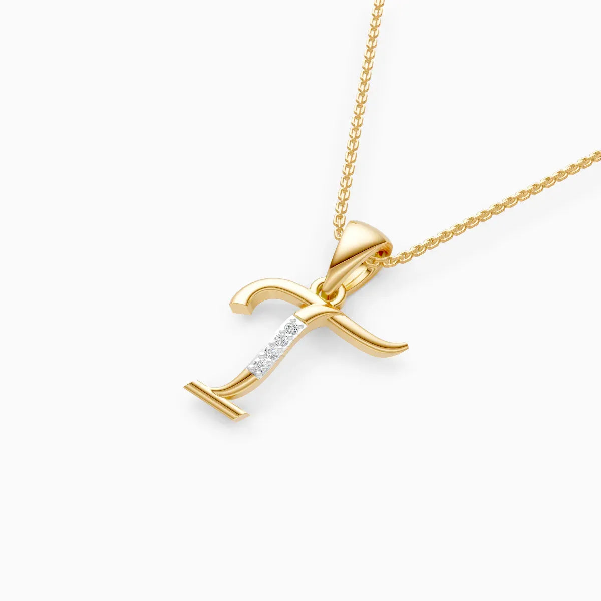 Sway | Gilded Lab-Grown Diamond Pendant - Nivara