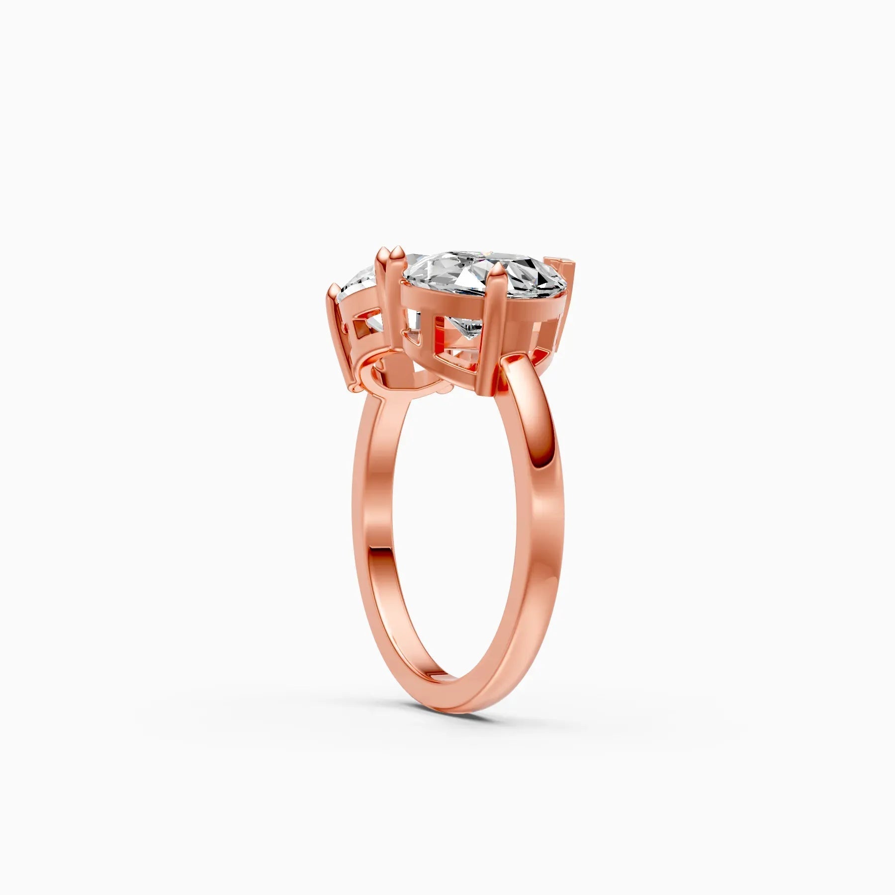 ��Toi et Moi | Round & Pear Lab Grown Diamond Ring�� Rings VD_AYN��- Lab Grown Diamonds Jewellery