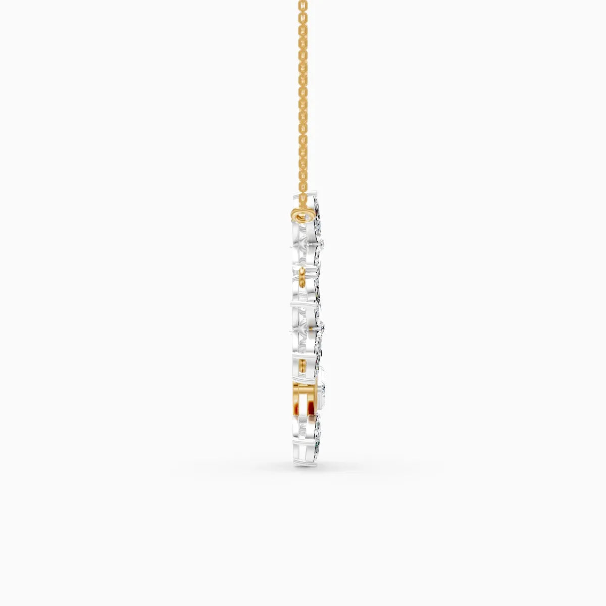 Flora | Orchid Mist Lab-Grown Diamond Necklace - Nivara
