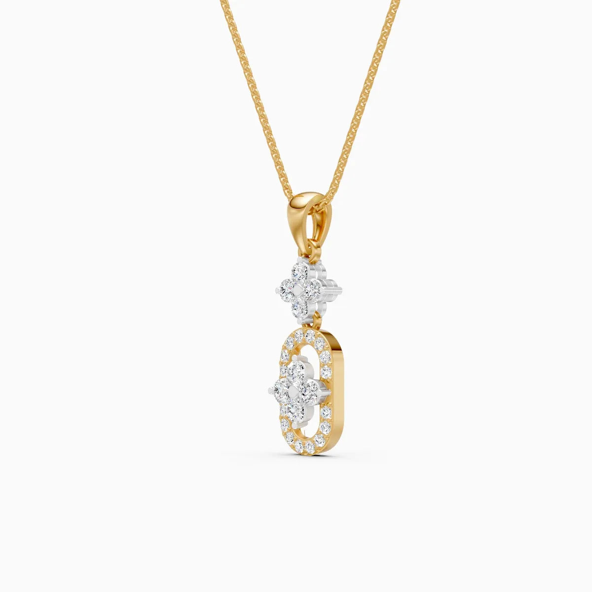 Flora | Petal Lab-Grown Diamond Pendant - Nivara