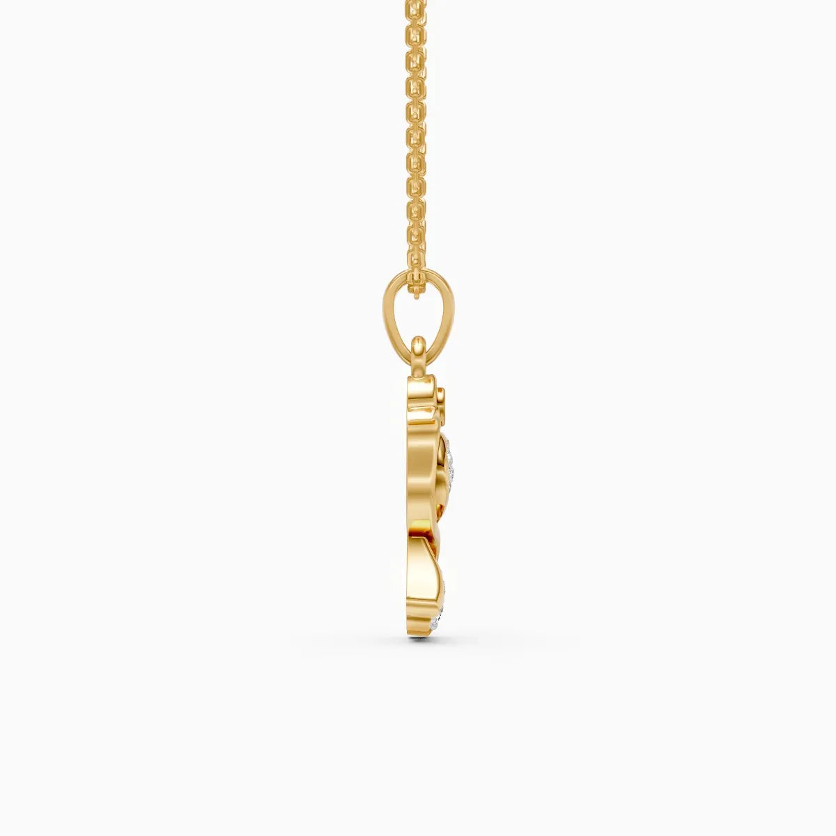 Vora | Plumewhisper Lab-Grown Diamond Pendant - Nivara