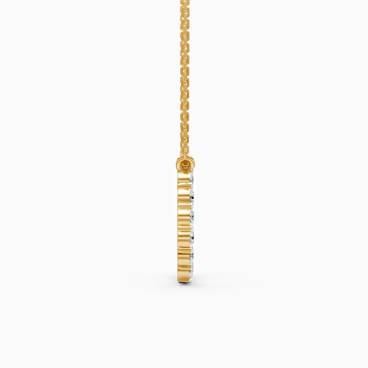 MIra | Kite Halo Lab-Grown Diamond Pendant - Nivara