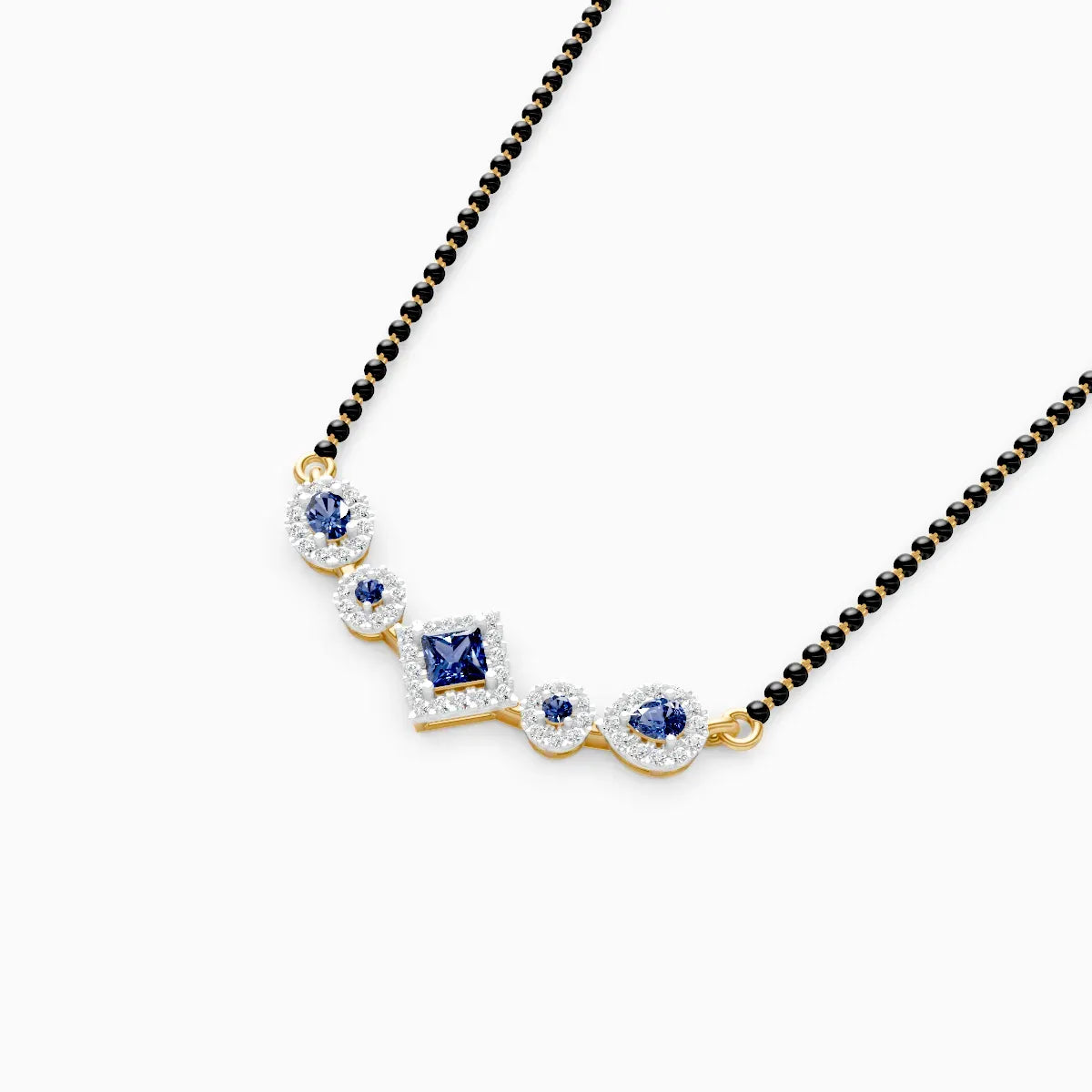 Mira | Halo Light Lab-Grown Diamond Mangalsutra
