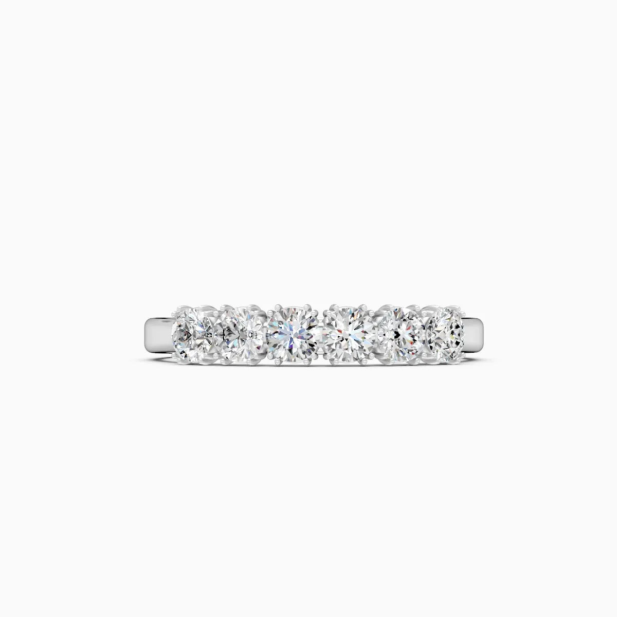 ��Foreva | Round Lab Grown Diamonds Half-Eternity Ring�� Rings VD_AYN��- Lab Grown Diamonds Jewellery
