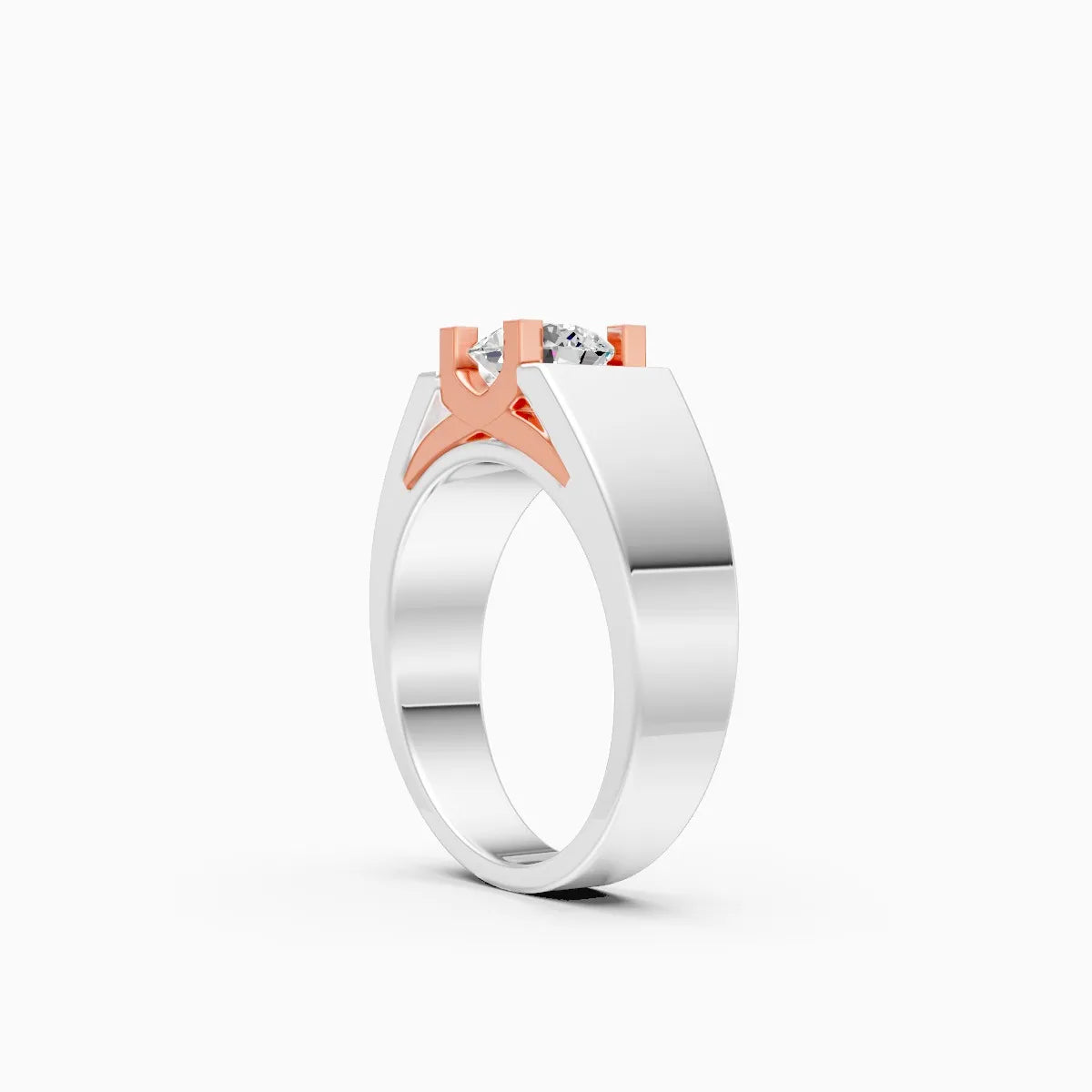 Mode | Quanta Men's Two-Tone Solitaire Ring