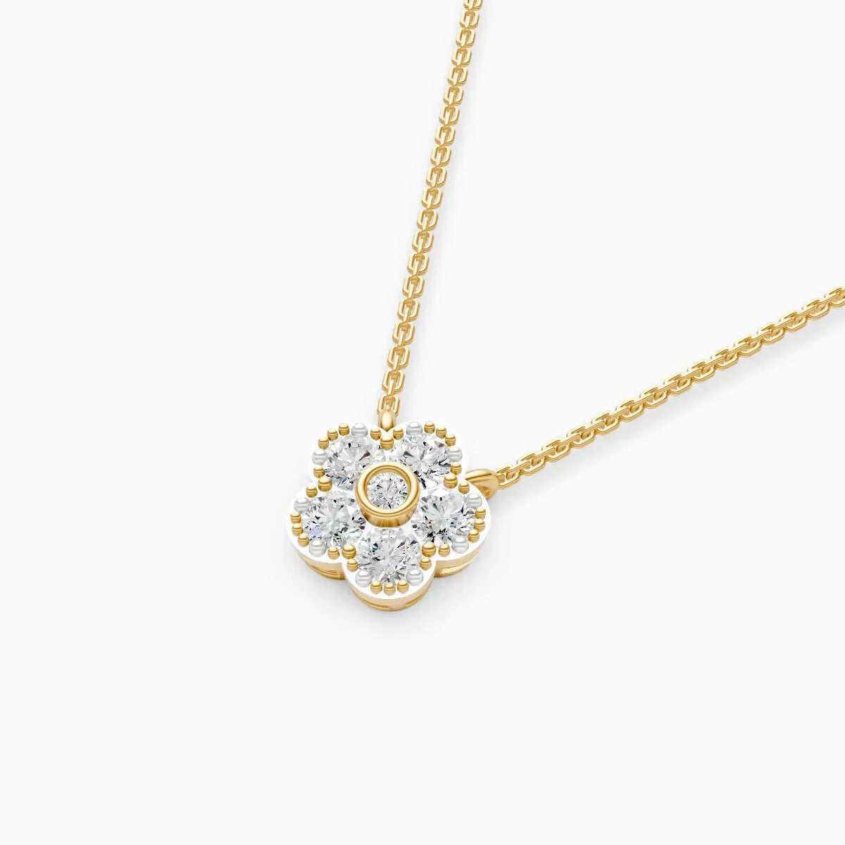 Flora | Linkform Lab-Grown Diamond Pendant - Nivara