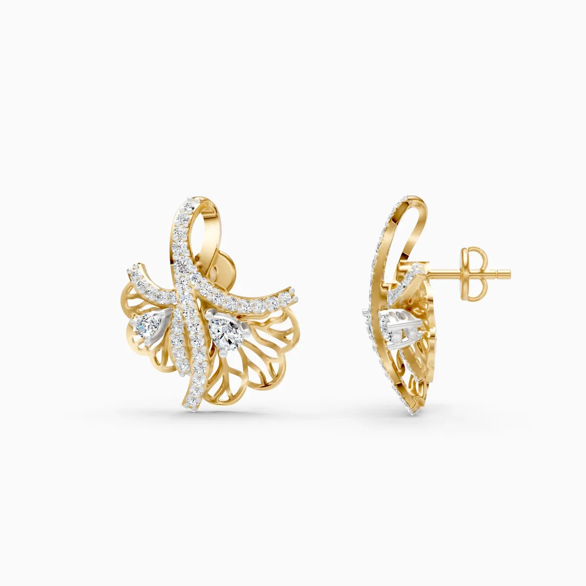Flora | Petal Hush Lab-Grown Diamond Earrings