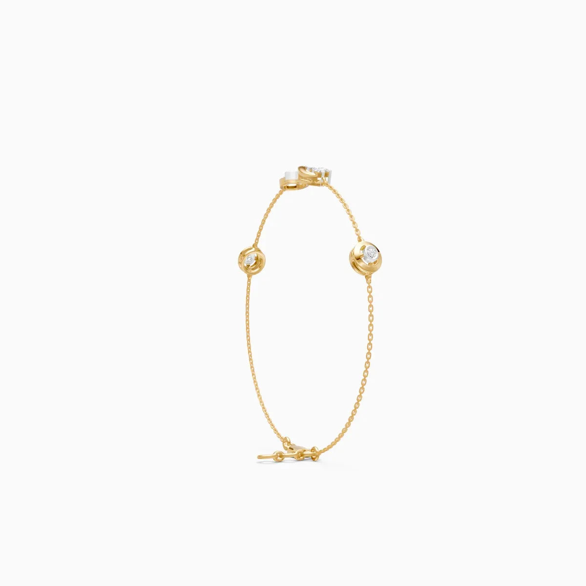 Aroha | Halo Drop Lab-Grown Diamond Bracelet - Nivara