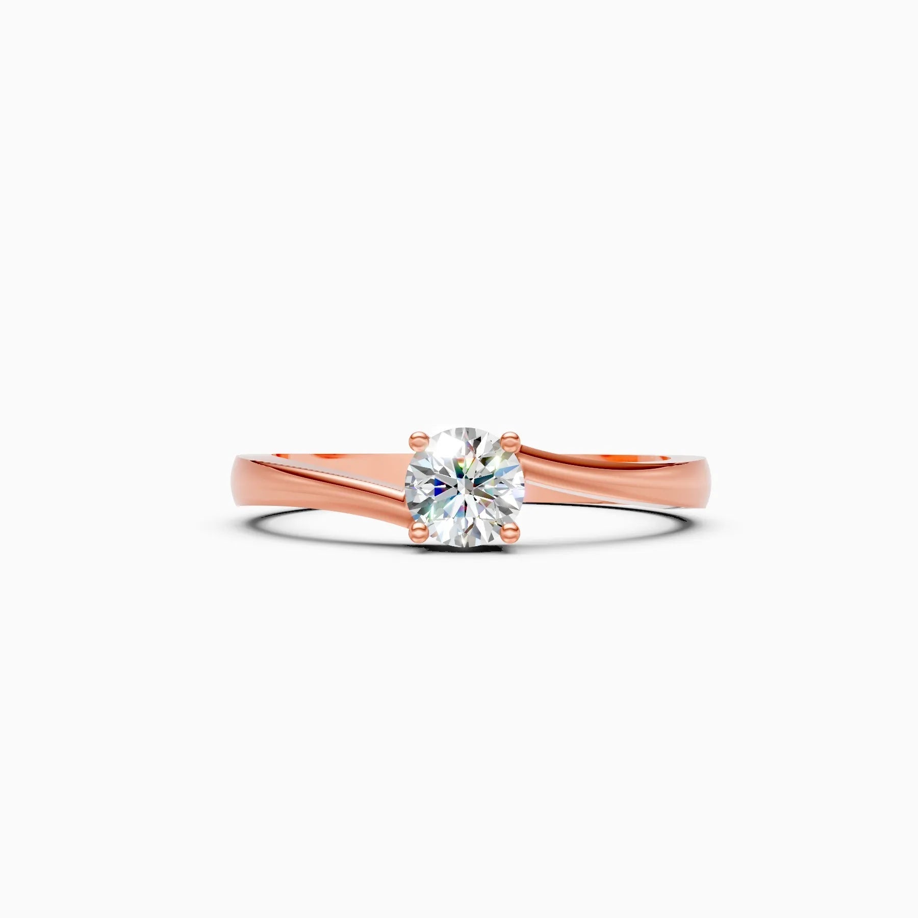 ��Amara | Round Lab Grown Diamond Solitaire Ring�� Rings VD_AYN��- Lab Grown Diamonds Jewellery