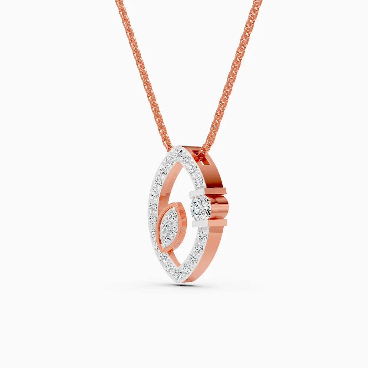 Mode | Arrowline Lab-Grown Diamond Necklace - Nivara