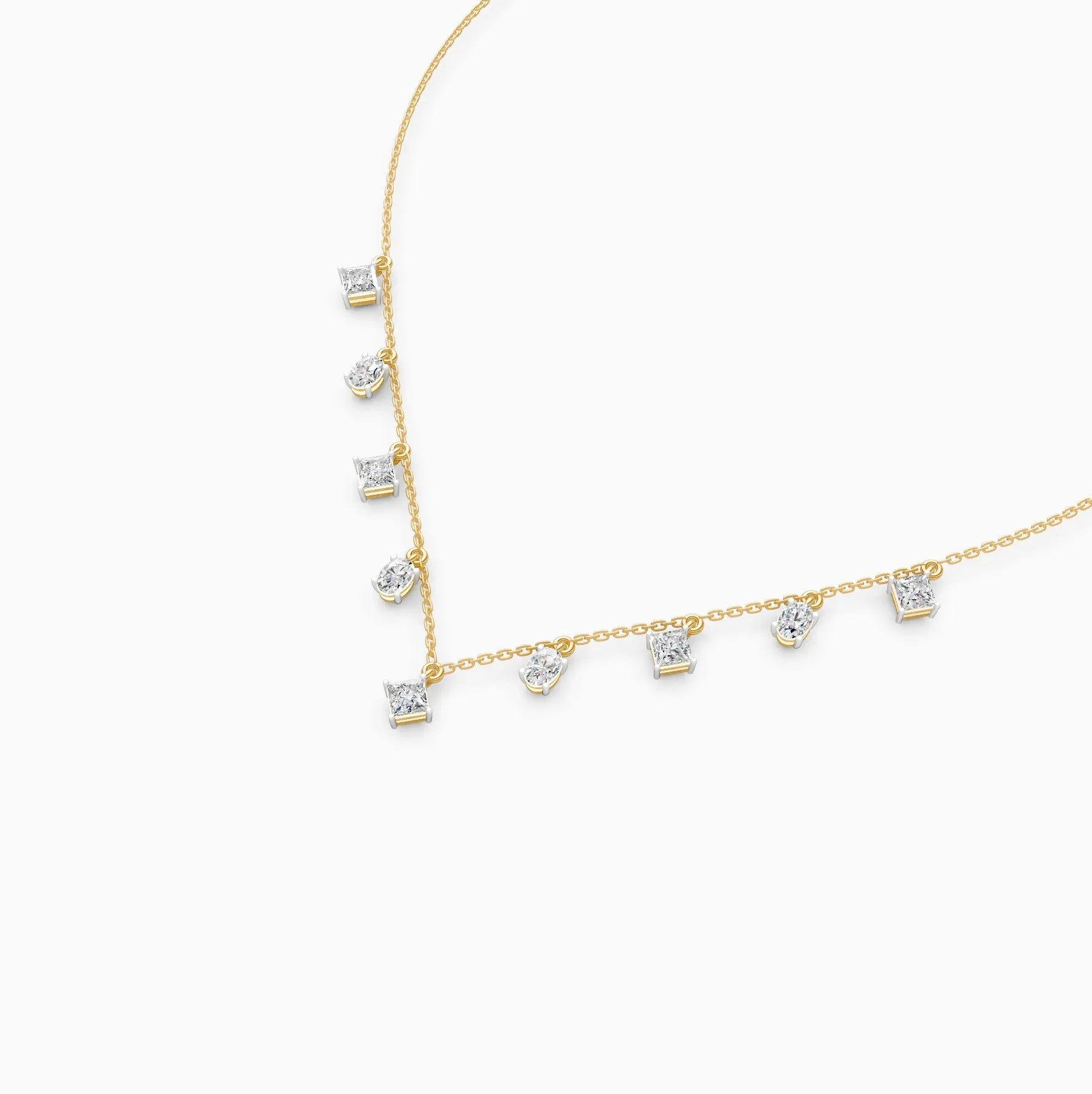 Anek | Assemblage Lab-Grown Diamond Necklace - Nivara