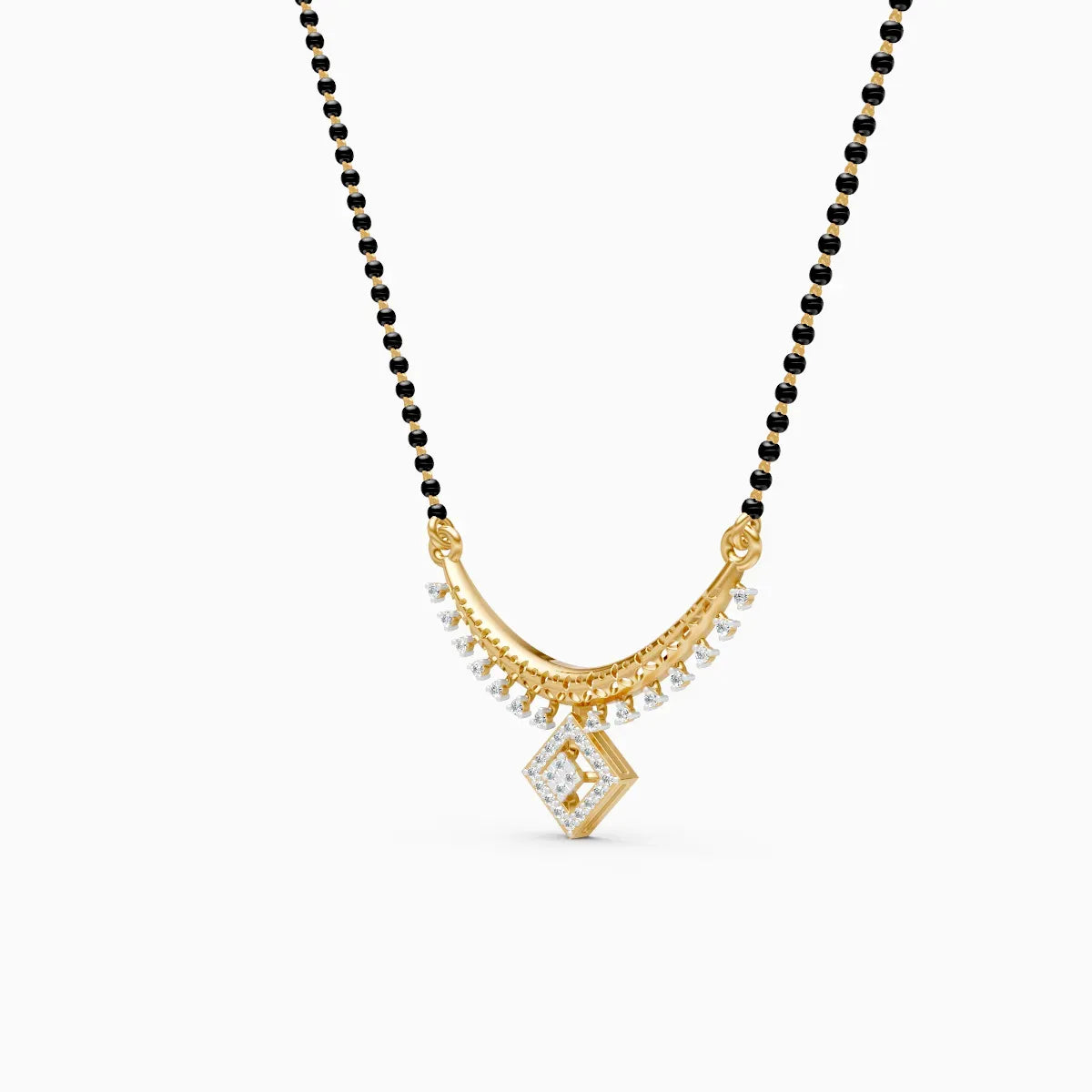 Rupak | Center Vow Lab-Grown Diamond Mangalsutra