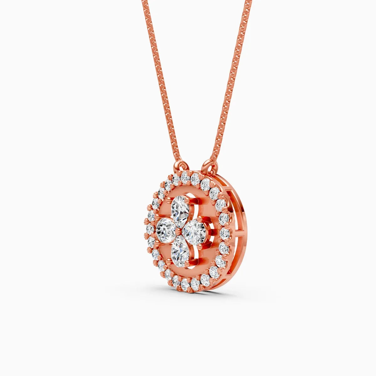 Flora | Dewbloom Lab-Grown Diamond Pendant - Nivara