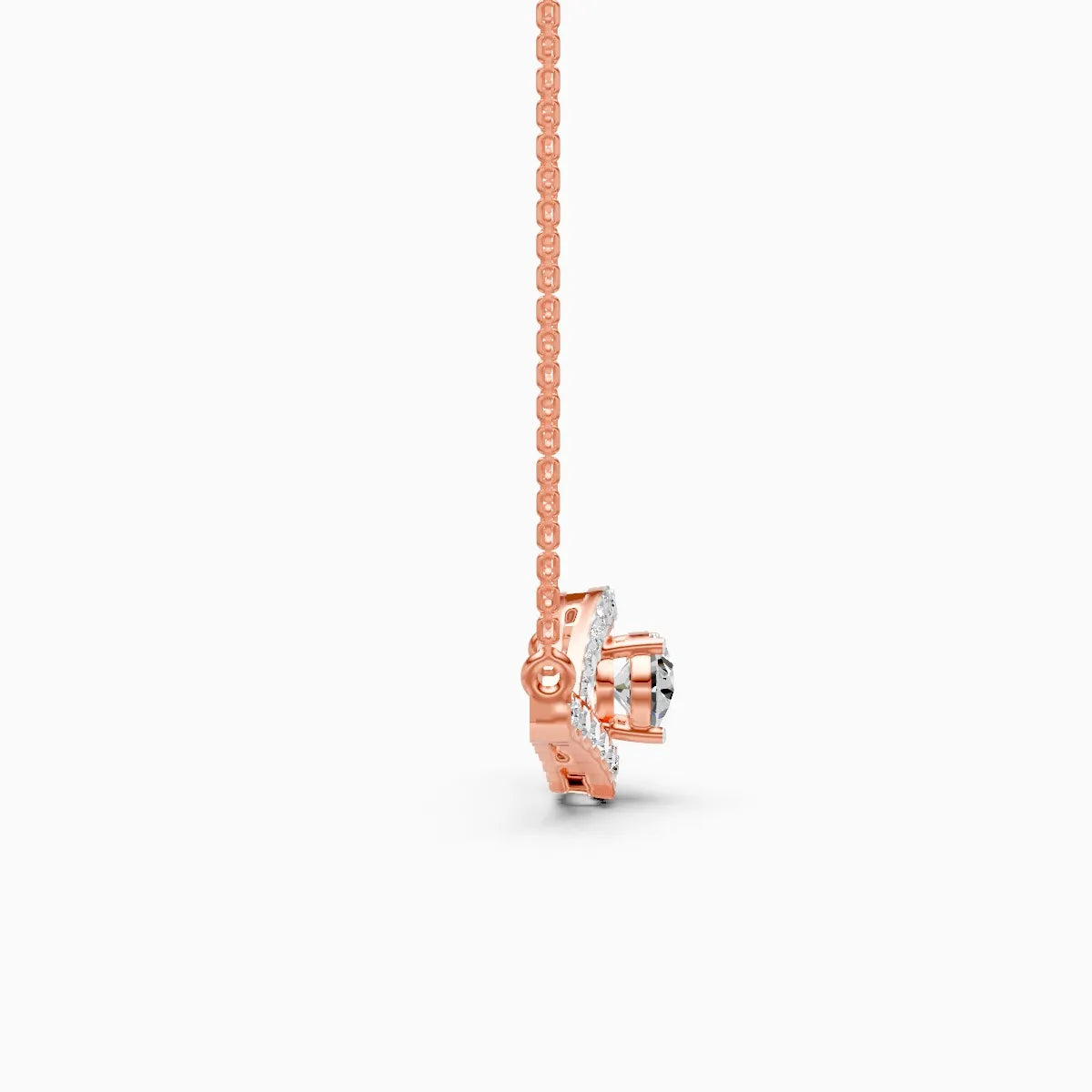 Vora | Edge Line Lab-Grown Diamond Pendant - Nivara