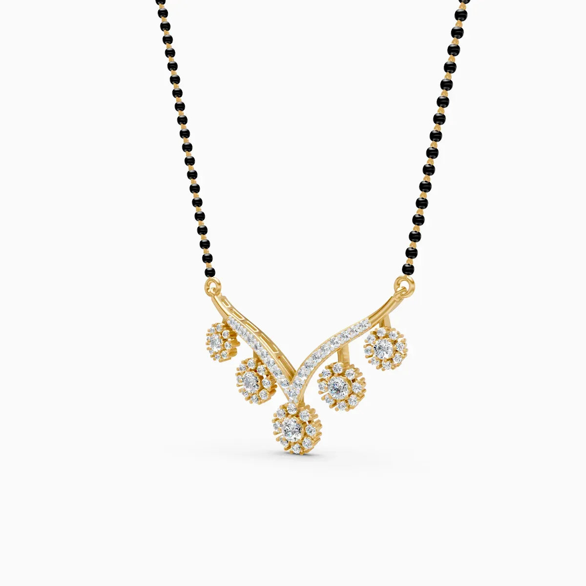 Flora | Petal Bloom Lab-Grown Diamond Mangalsutra