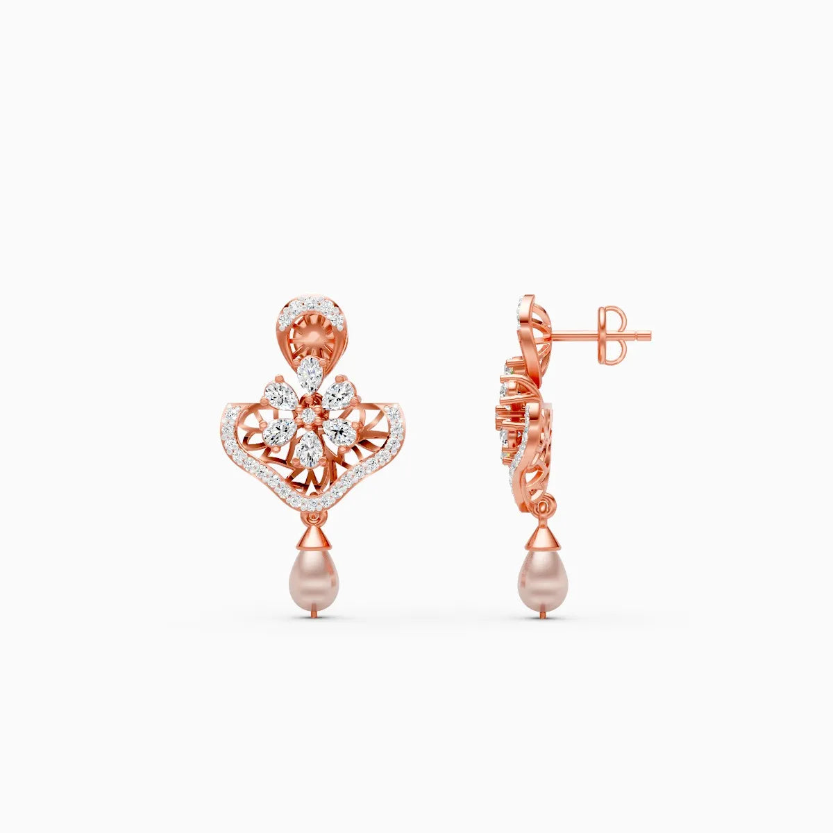 Flora | Leafsong Lab-Grown Diamond Earrings
