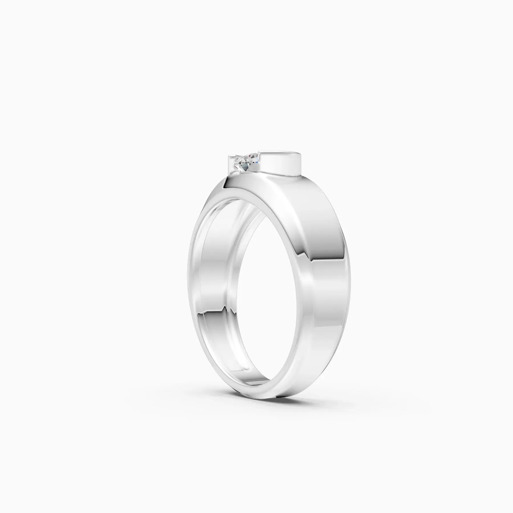 ��Amora | Round Solitaire Minimal Lab Grown Diamond Ring�� Rings VD_AYN��- Lab Grown Diamonds Jewellery