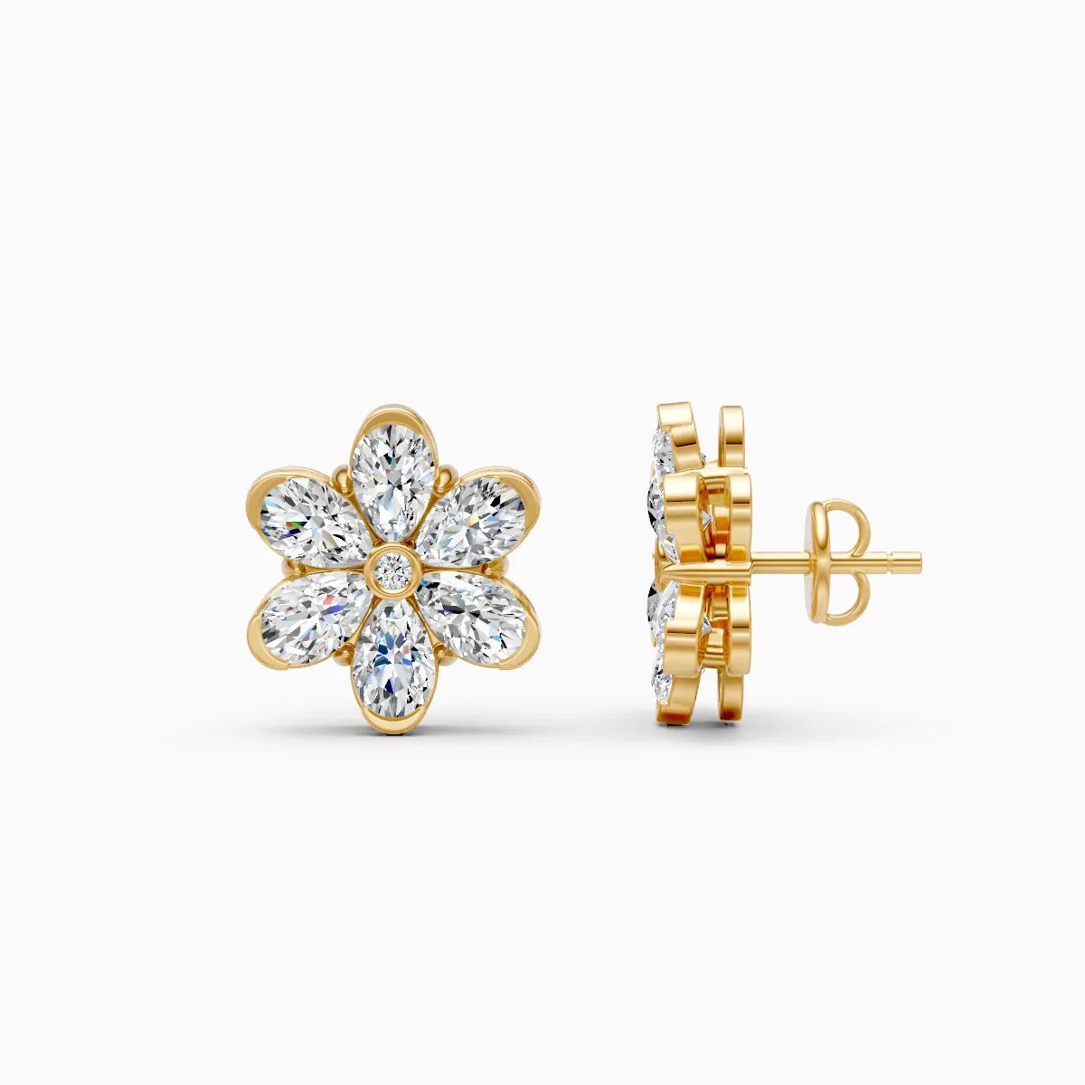 Flora | Buttercup Lab-Grown Diamond Studs