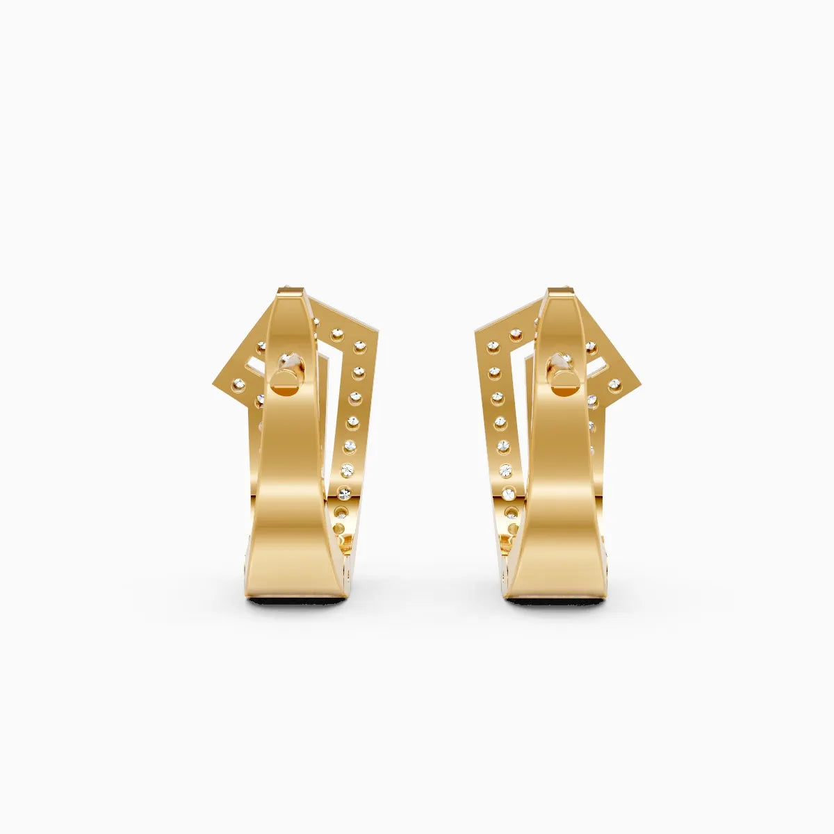 Mode | Hex Note Lab-Grown Diamond Earrings