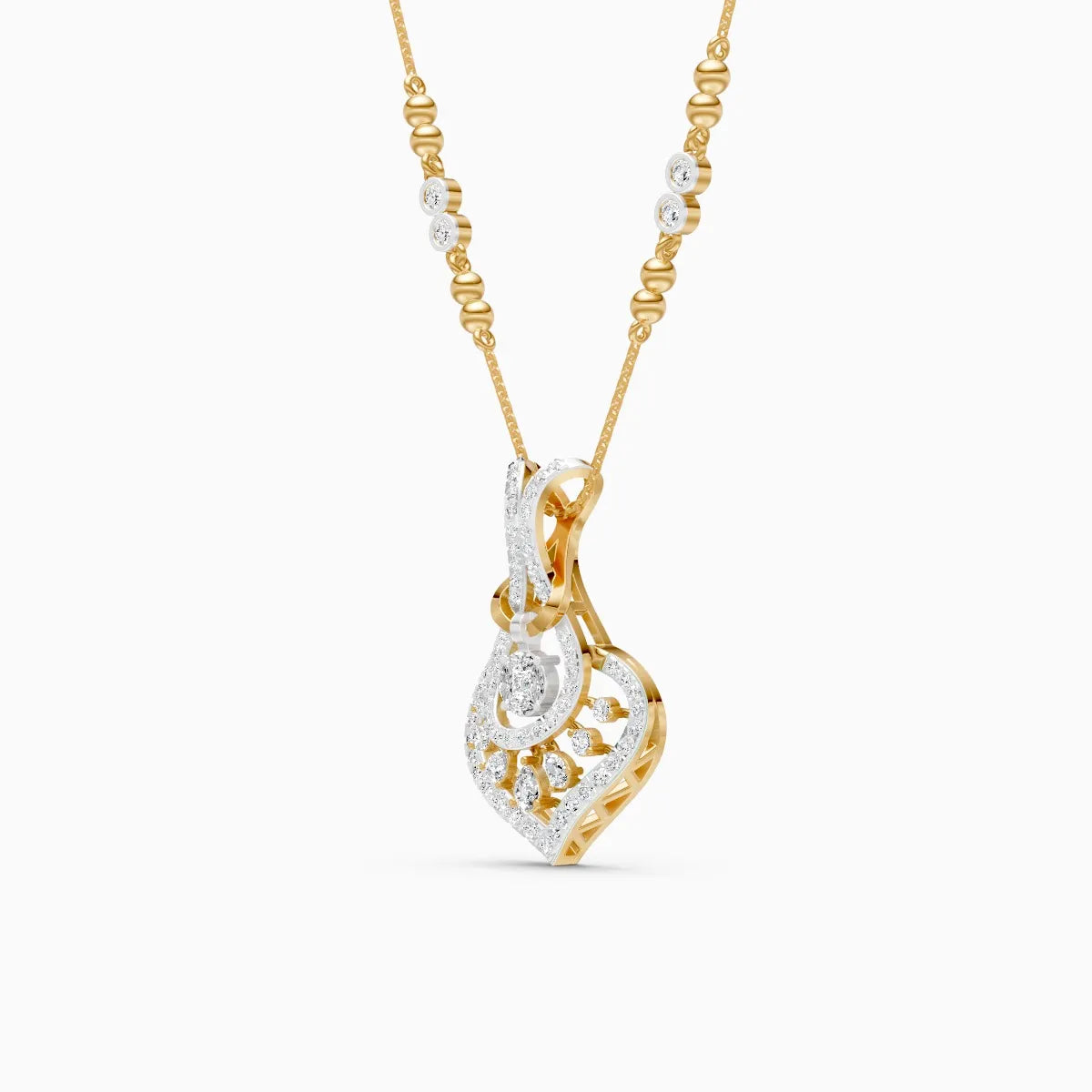 Aarya | Golden Hour Lab-Grown Diamond Pendant - Nivara
