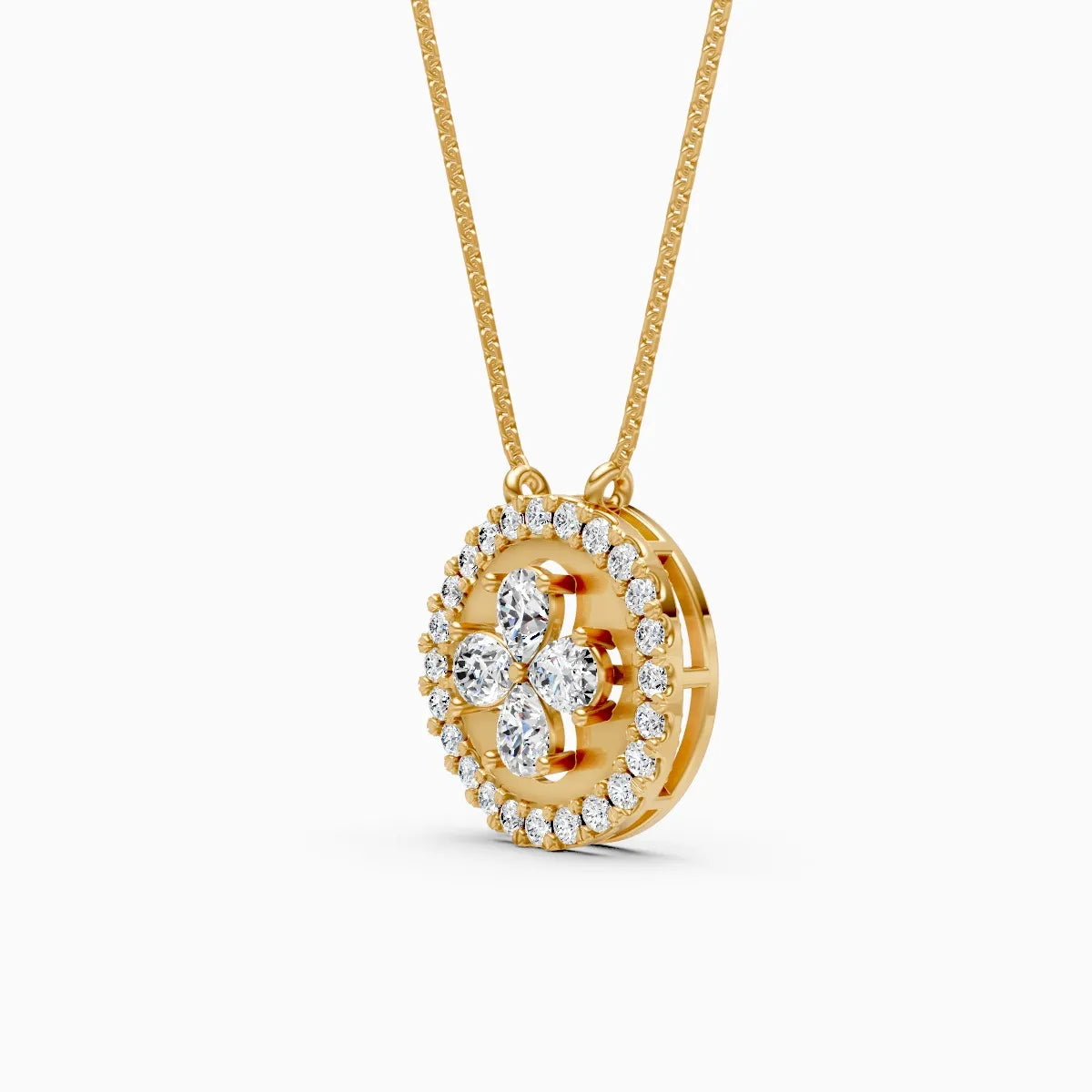 Flora | Dewbloom Lab-Grown Diamond Pendant - Nivara