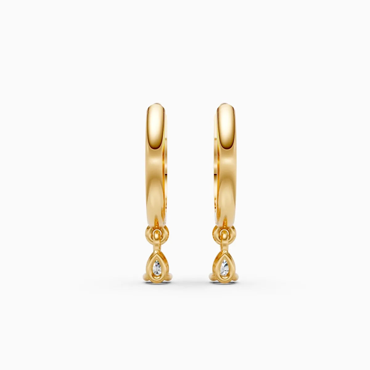 Mode | Demilune Lab-Grown Diamond Drop Earrings