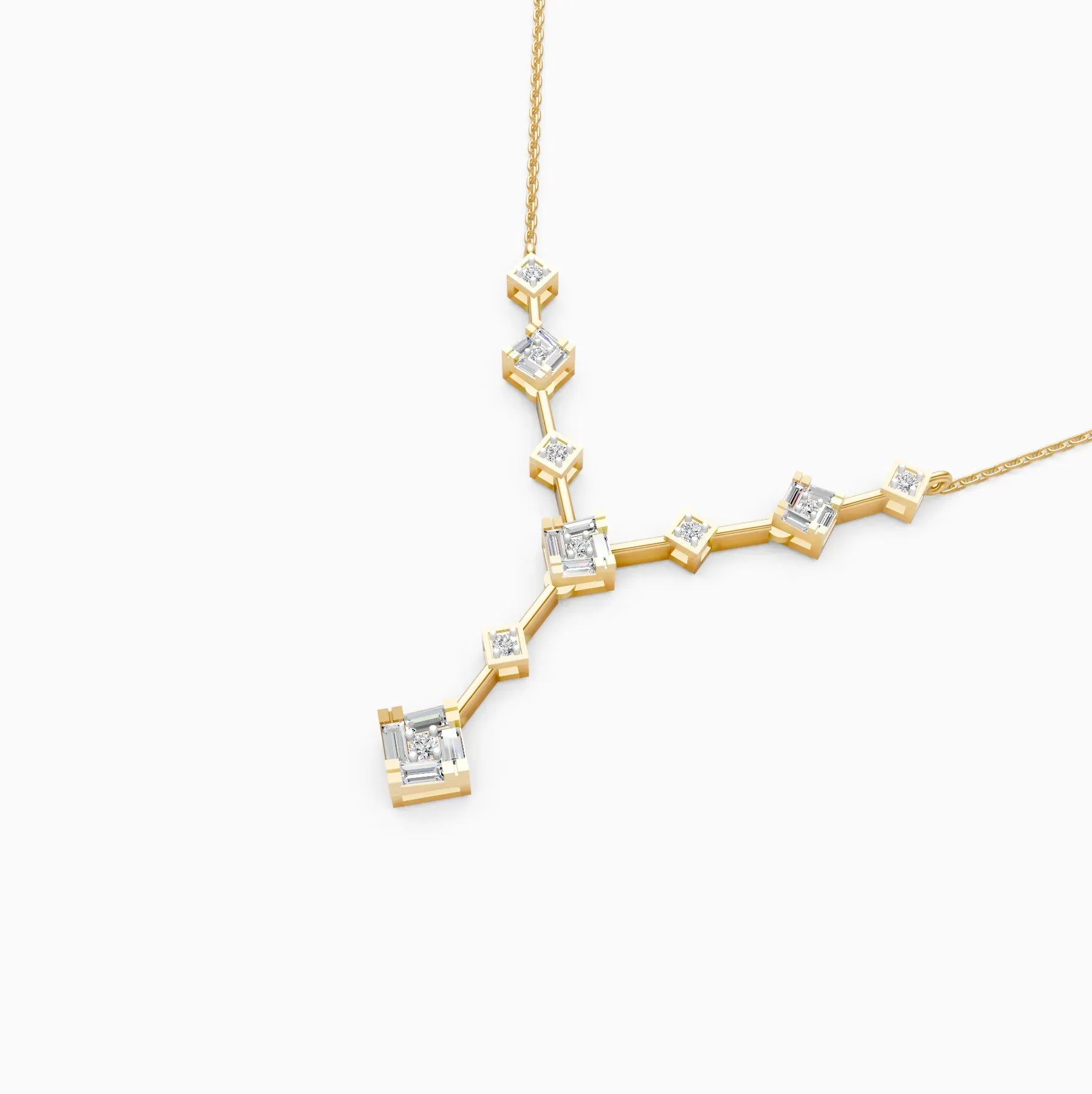 Rupak | Toi et Moi Lab-Grown Diamond Necklace - Nivara