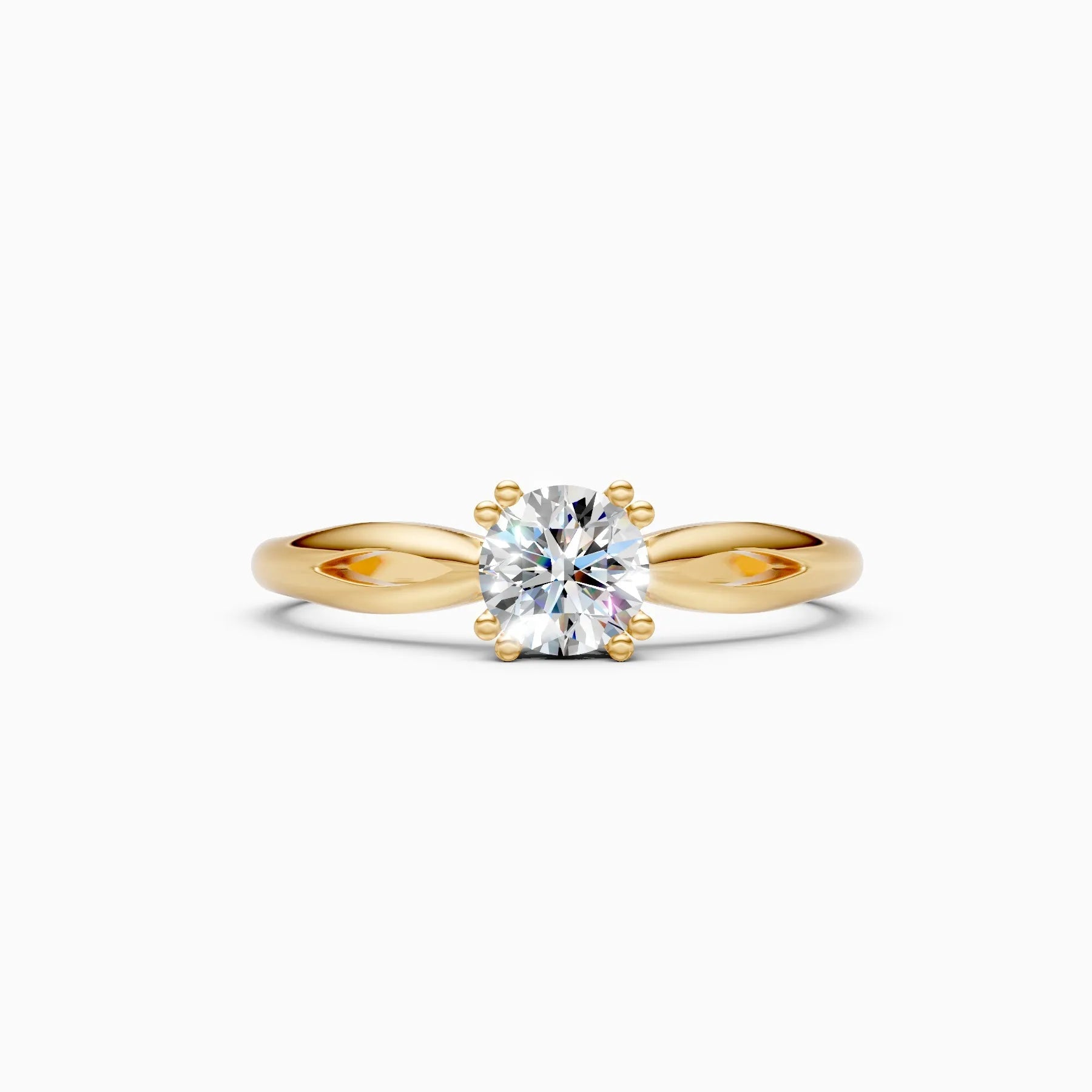 ��Amora | Round Solitaire Four Prong Setting Ring�� Rings VD_AYN��- Lab Grown Diamonds Jewellery