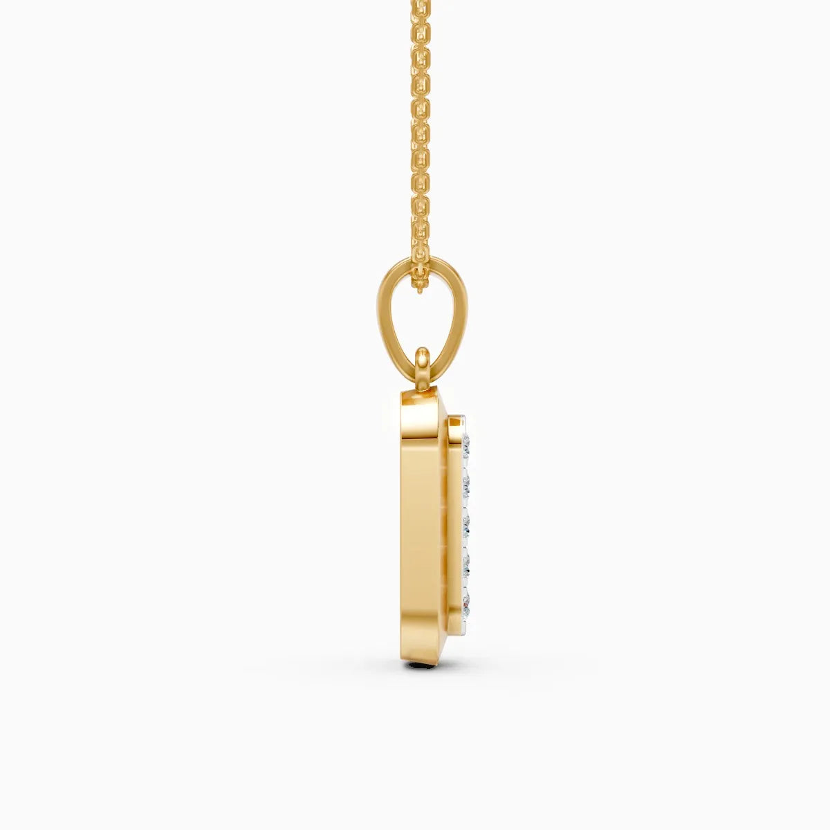 Mode | Halo Drop Lab-Grown Diamond Pendant - Nivara