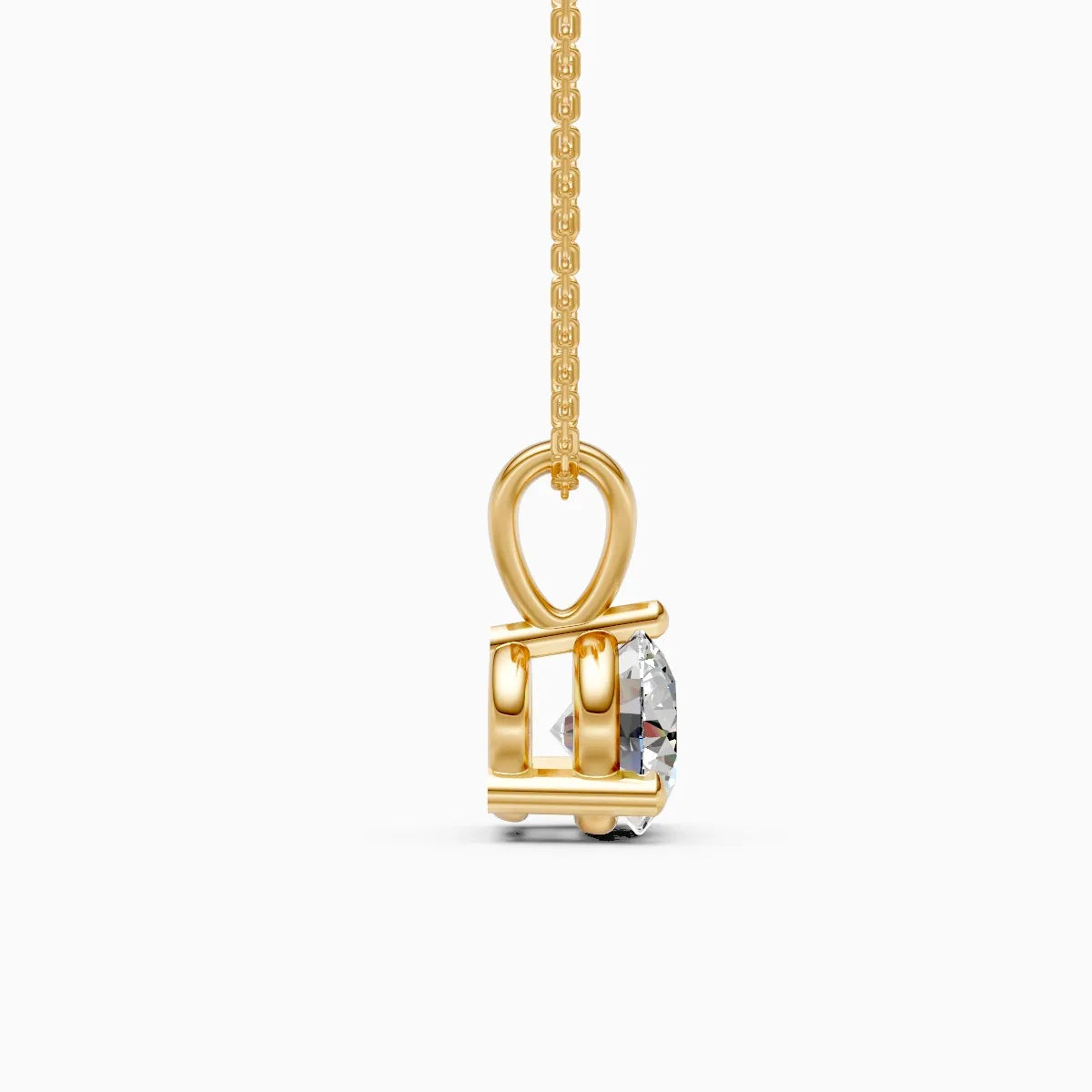 Sia | Hushed Halo Lab-Grown Diamond Pendant - Nivara