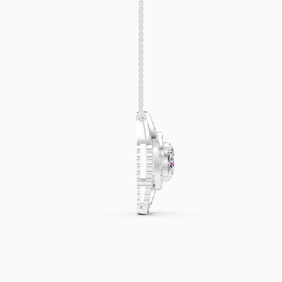 Aroha | Halo Vow Lab-Grown Diamond Pendant - Nivara