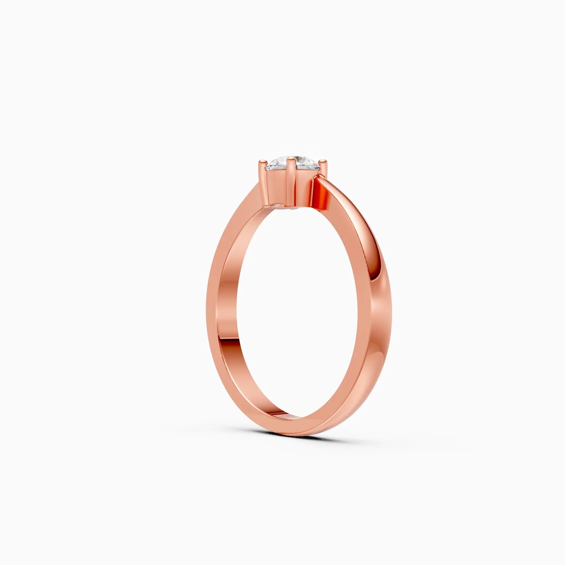 ��Amara | Round Lab Grown Diamond Solitaire Ring�� Rings VD_AYN��- Lab Grown Diamonds Jewellery