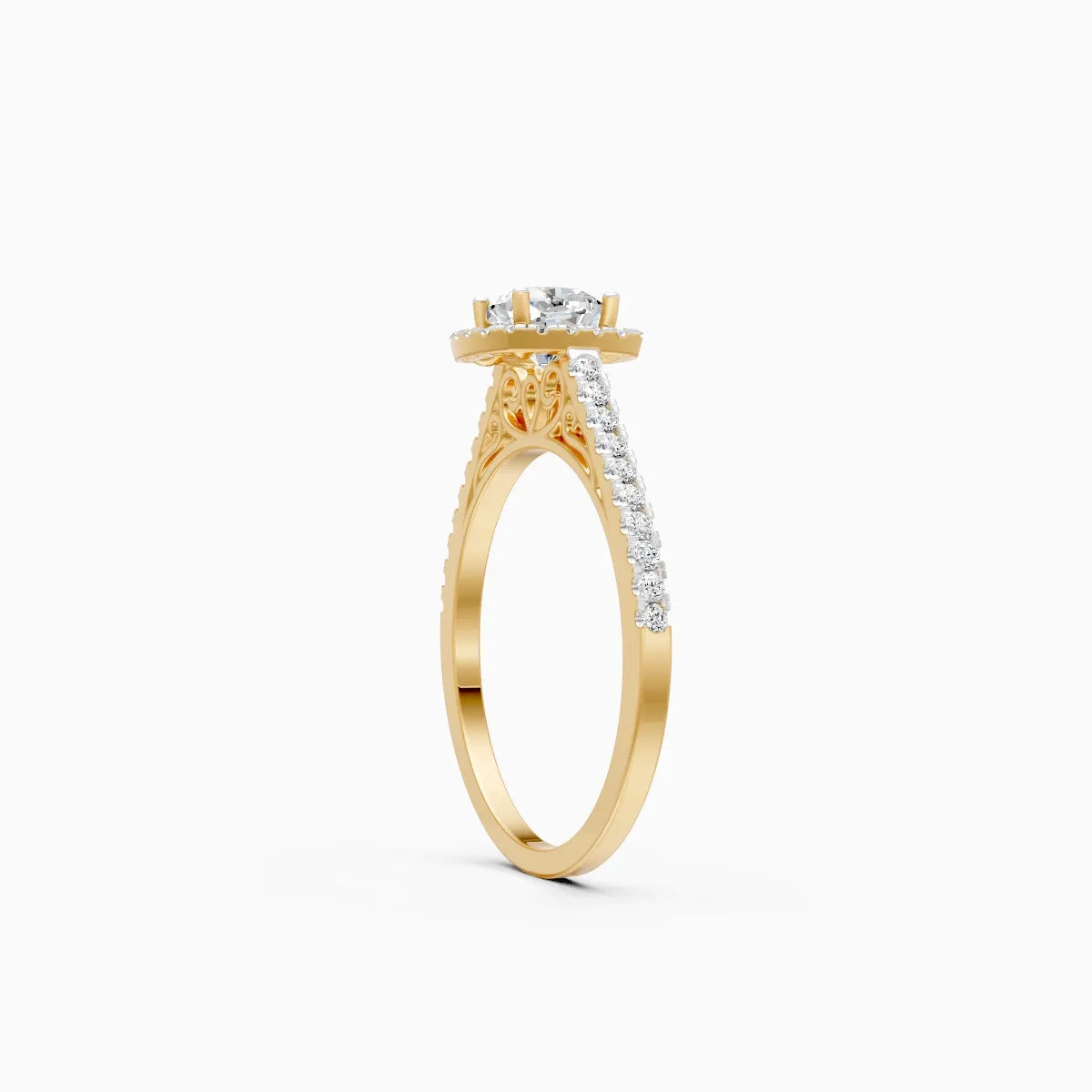 ��Mira | Cushion-cut Diamond with Halo Ring�� Rings VD_AYN��- Lab Grown Diamonds Jewellery