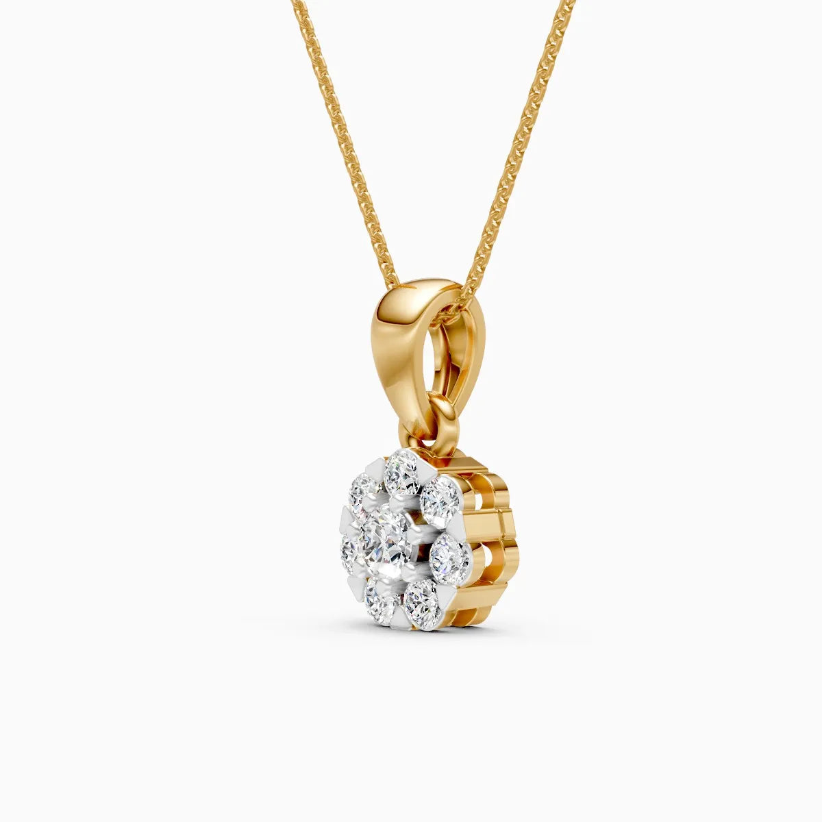 Flora | Circlet Lab-Grown Diamond Pendant - Nivara