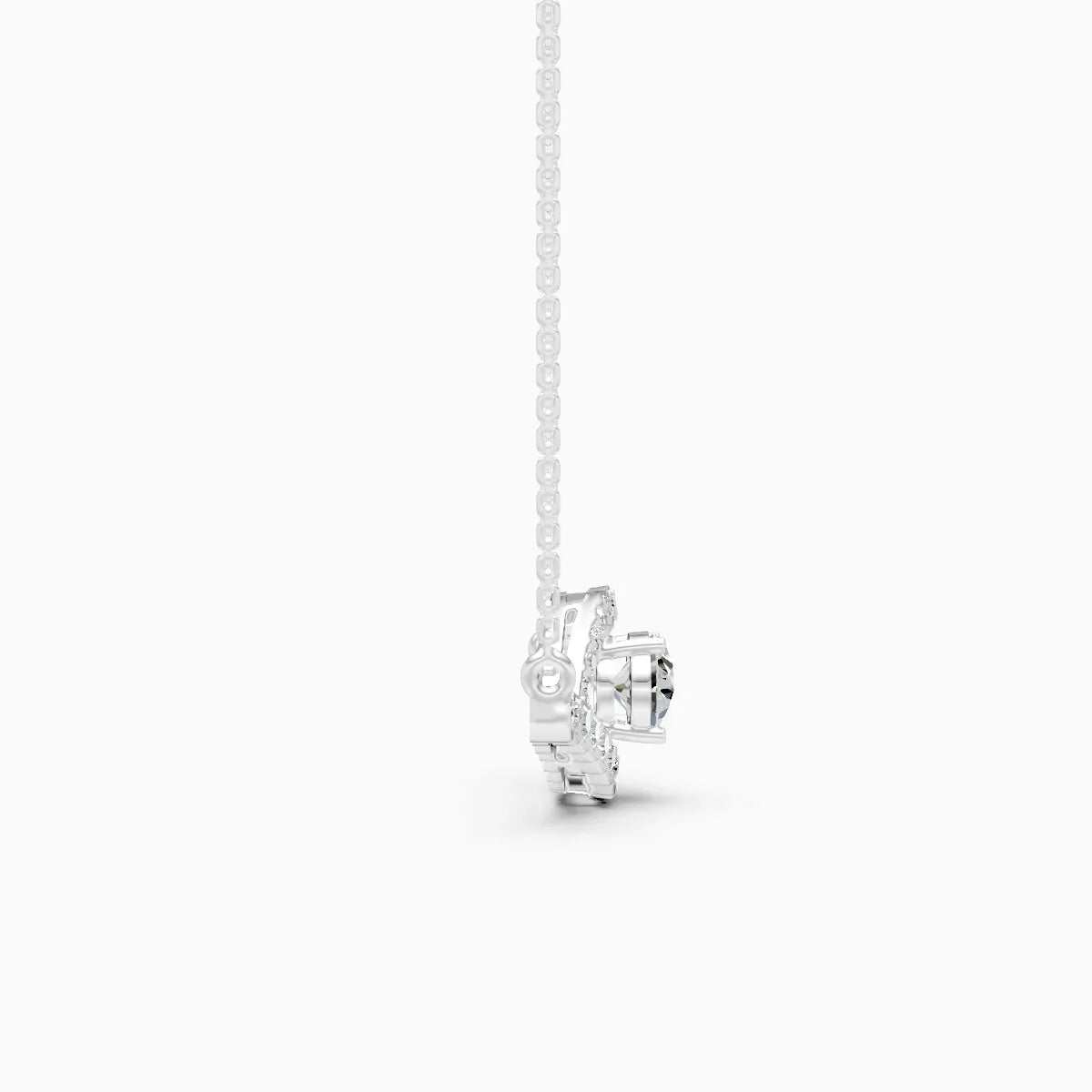 Vora | Edge Line Lab-Grown Diamond Pendant - Nivara