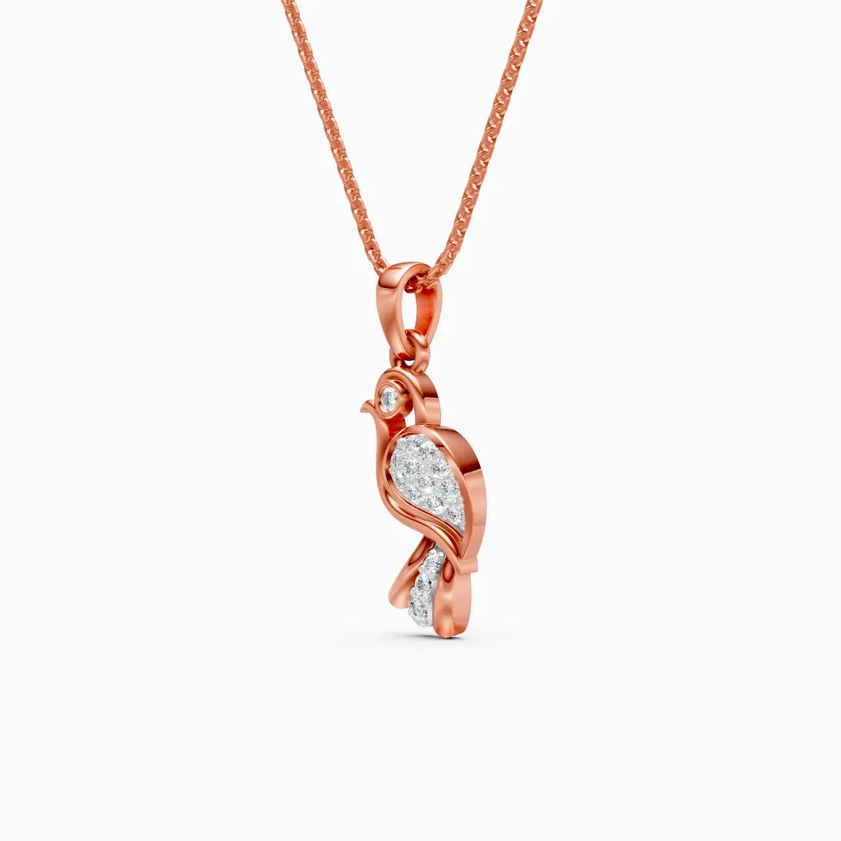 Vora | Plumewhisper Lab-Grown Diamond Pendant - Nivara