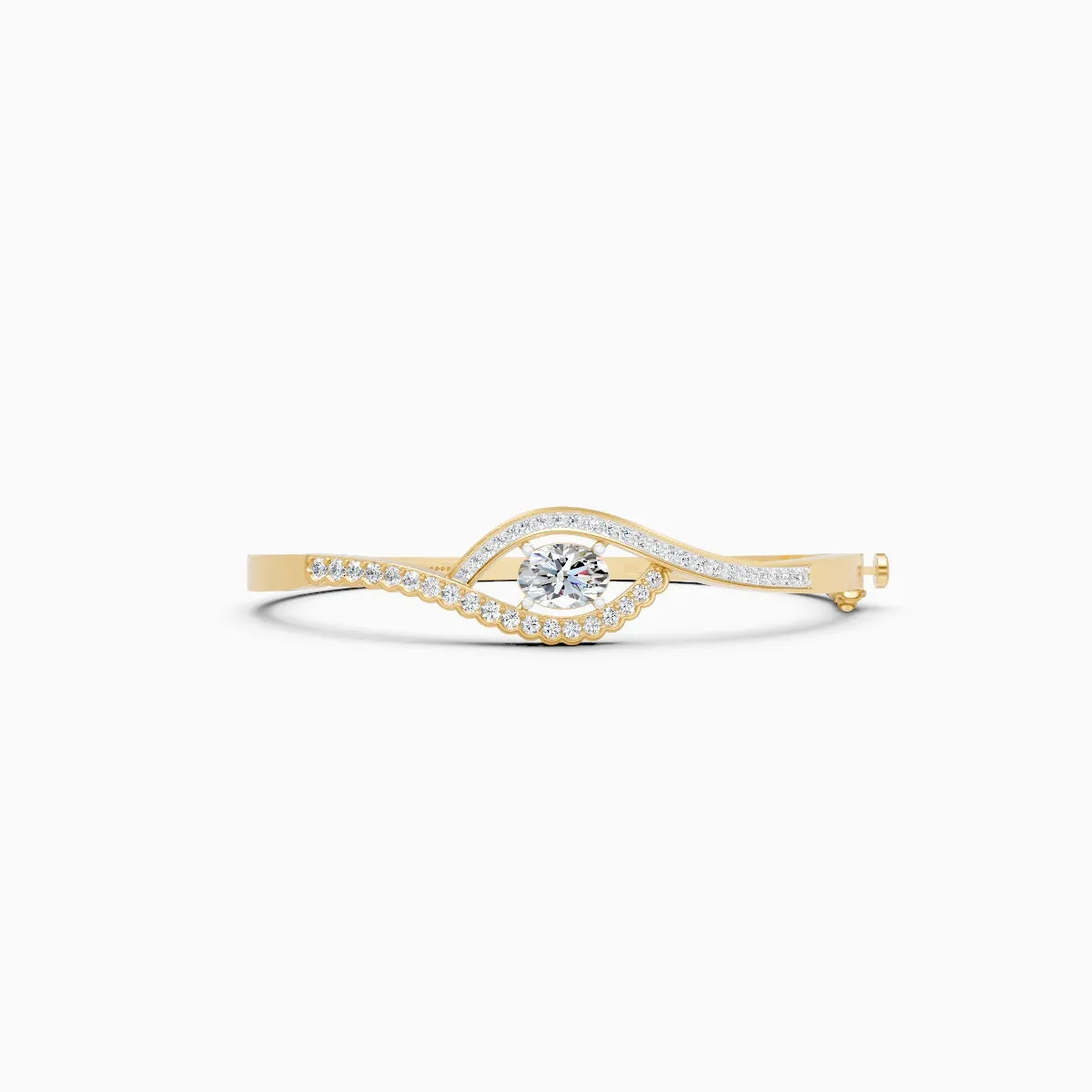 Vora | Vora Line Lab-Grown Diamond Kada - Nivara