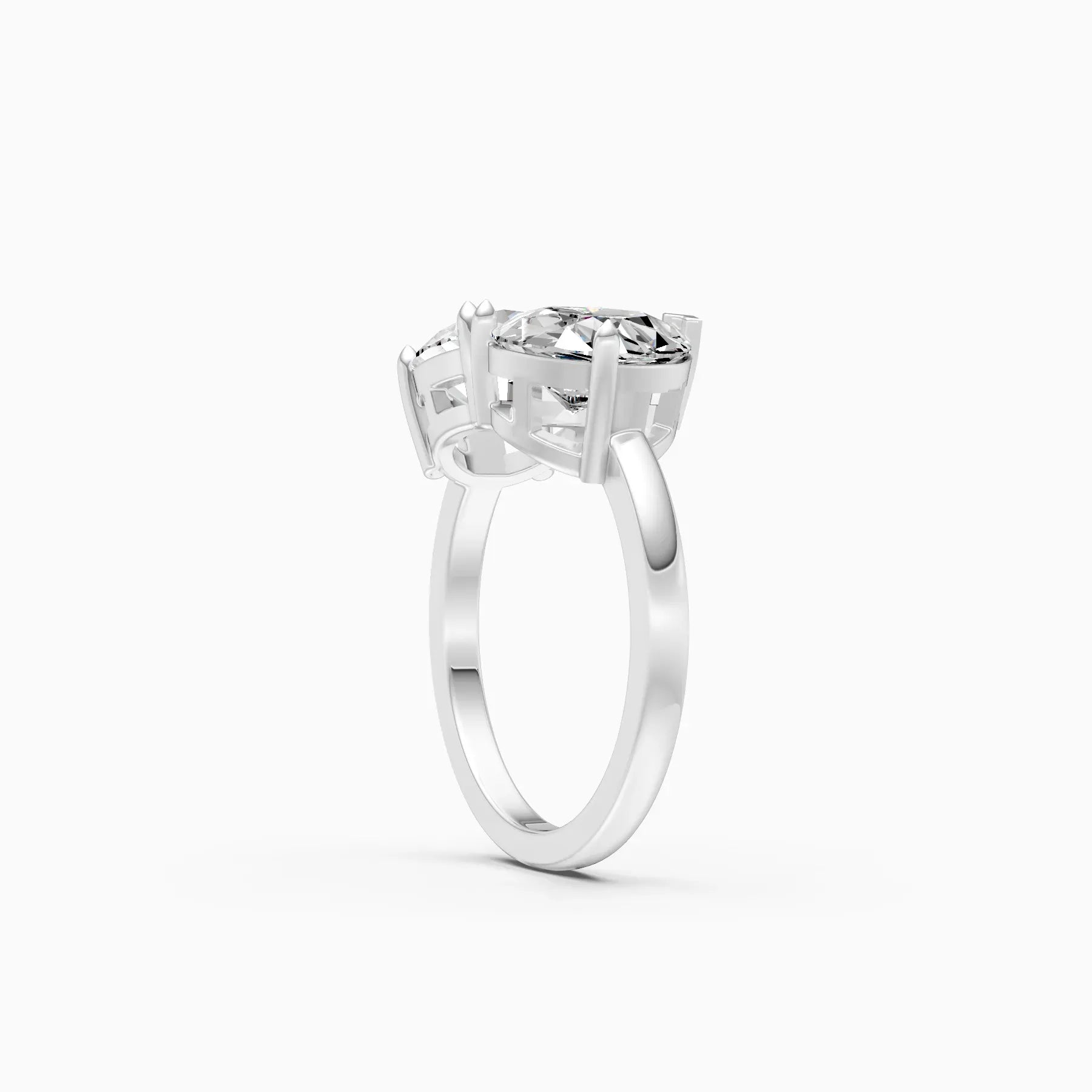 ��Toi et Moi | Round & Pear Lab Grown Diamond Ring�� Rings VD_AYN��- Lab Grown Diamonds Jewellery