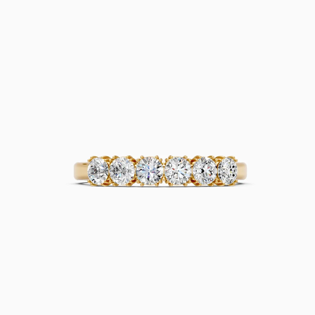 ��Foreva | Round Lab Grown Diamonds Half-Eternity Ring�� Rings VD_AYN��- Lab Grown Diamonds Jewellery